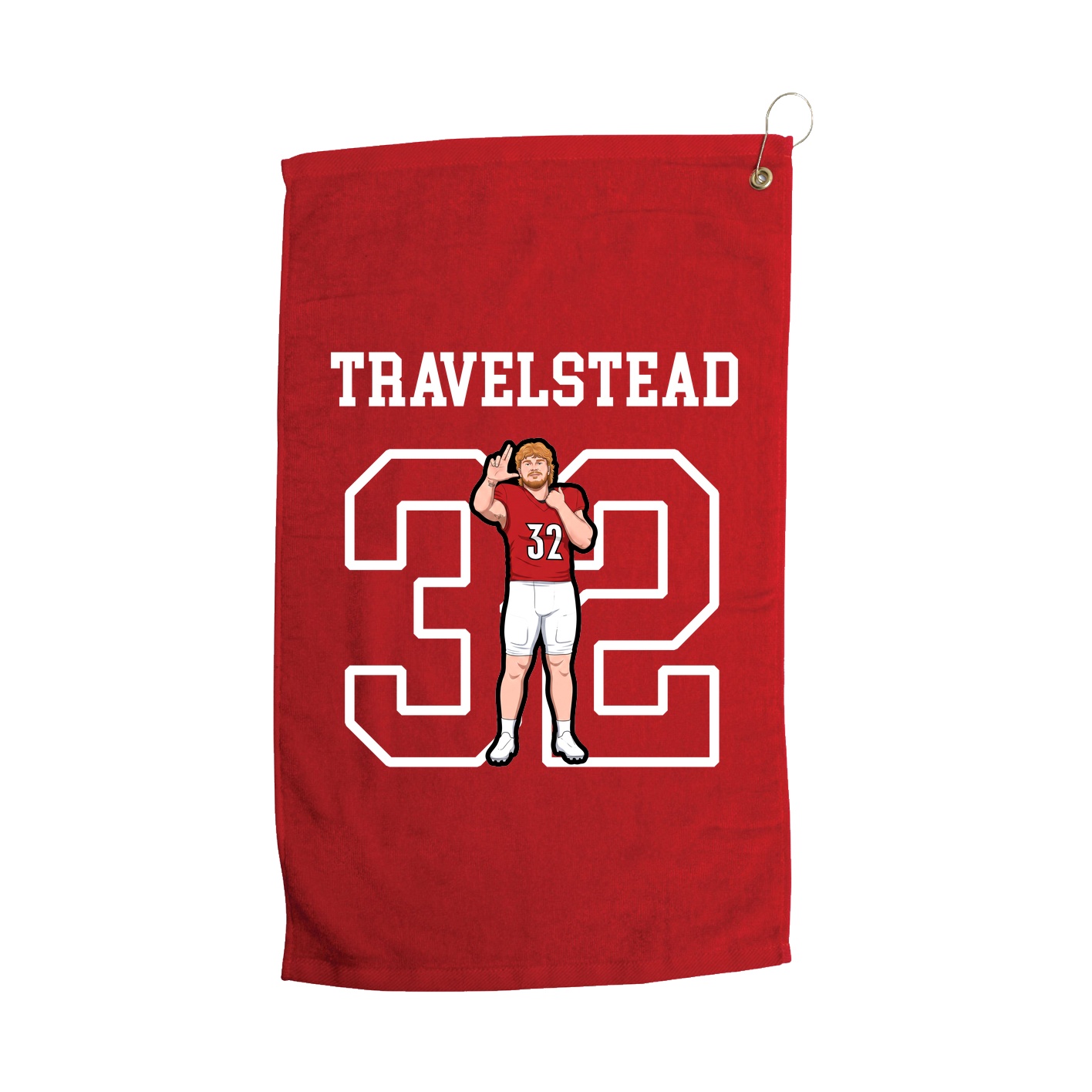 Golf Towel — Shirsey in Red