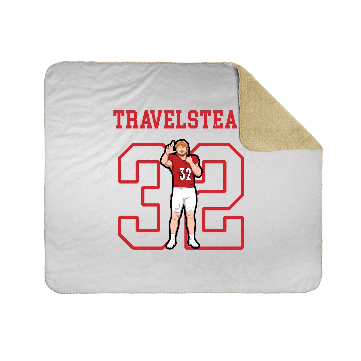 Throw Blanket — Shirsey in White