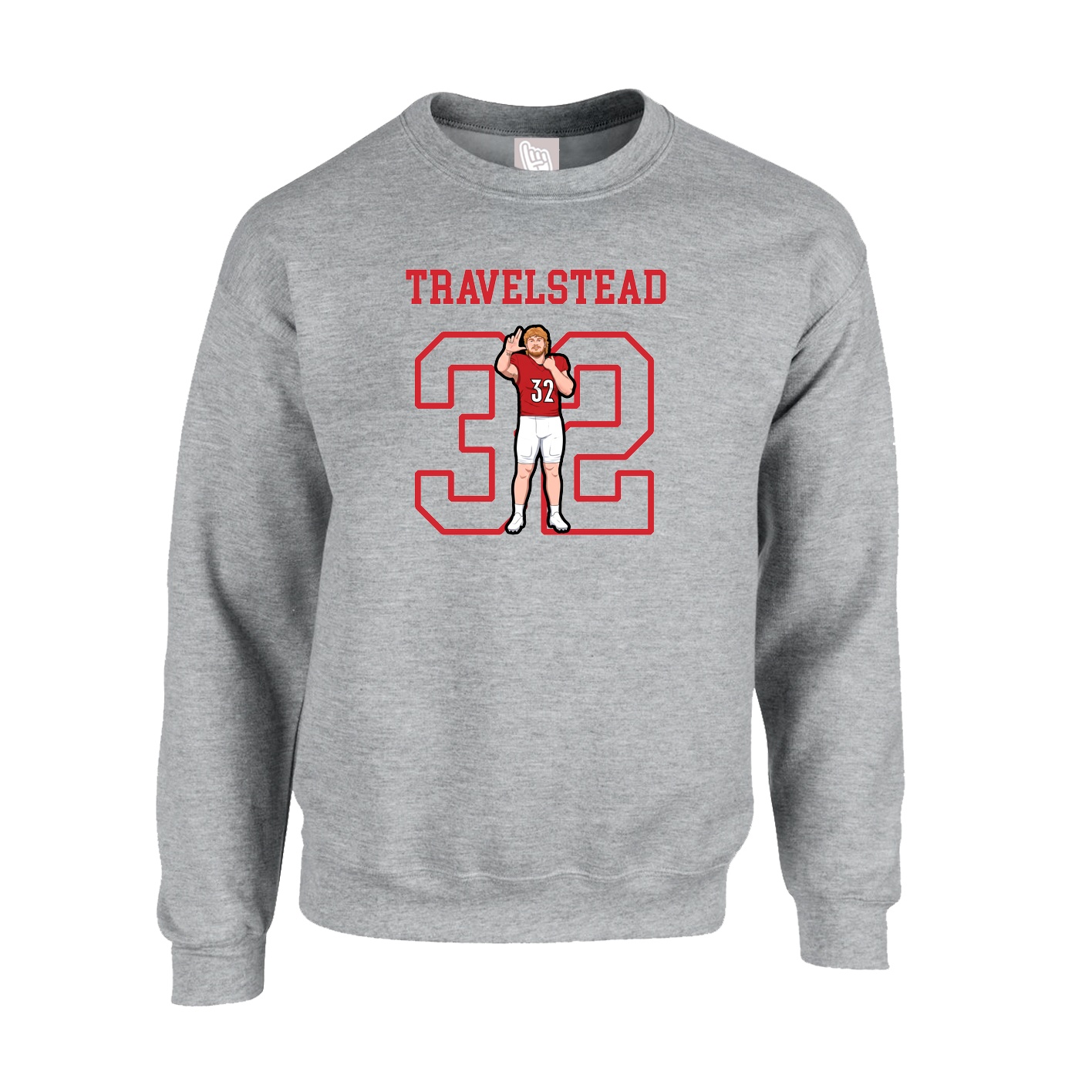 Fleece Crew — Shirsey in Grey