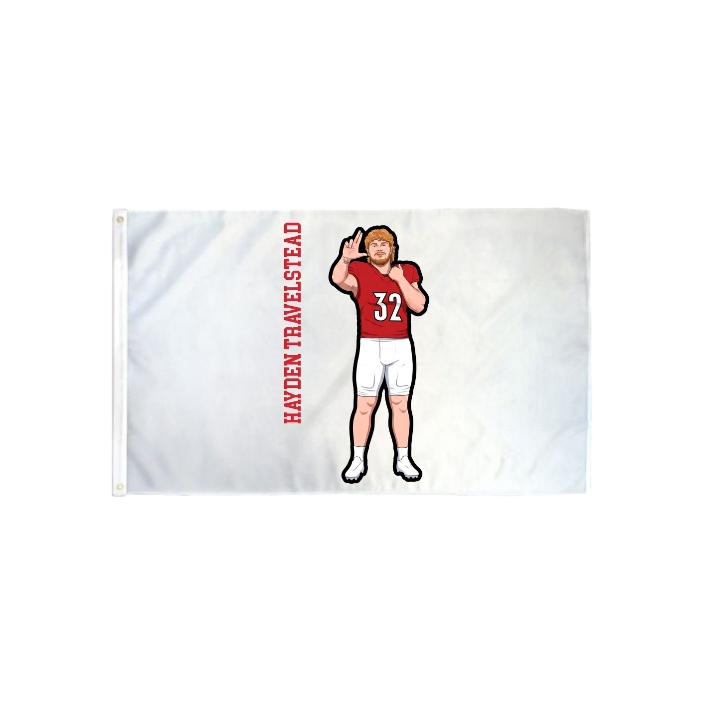3x5 Flag — Name Vertical in Classic