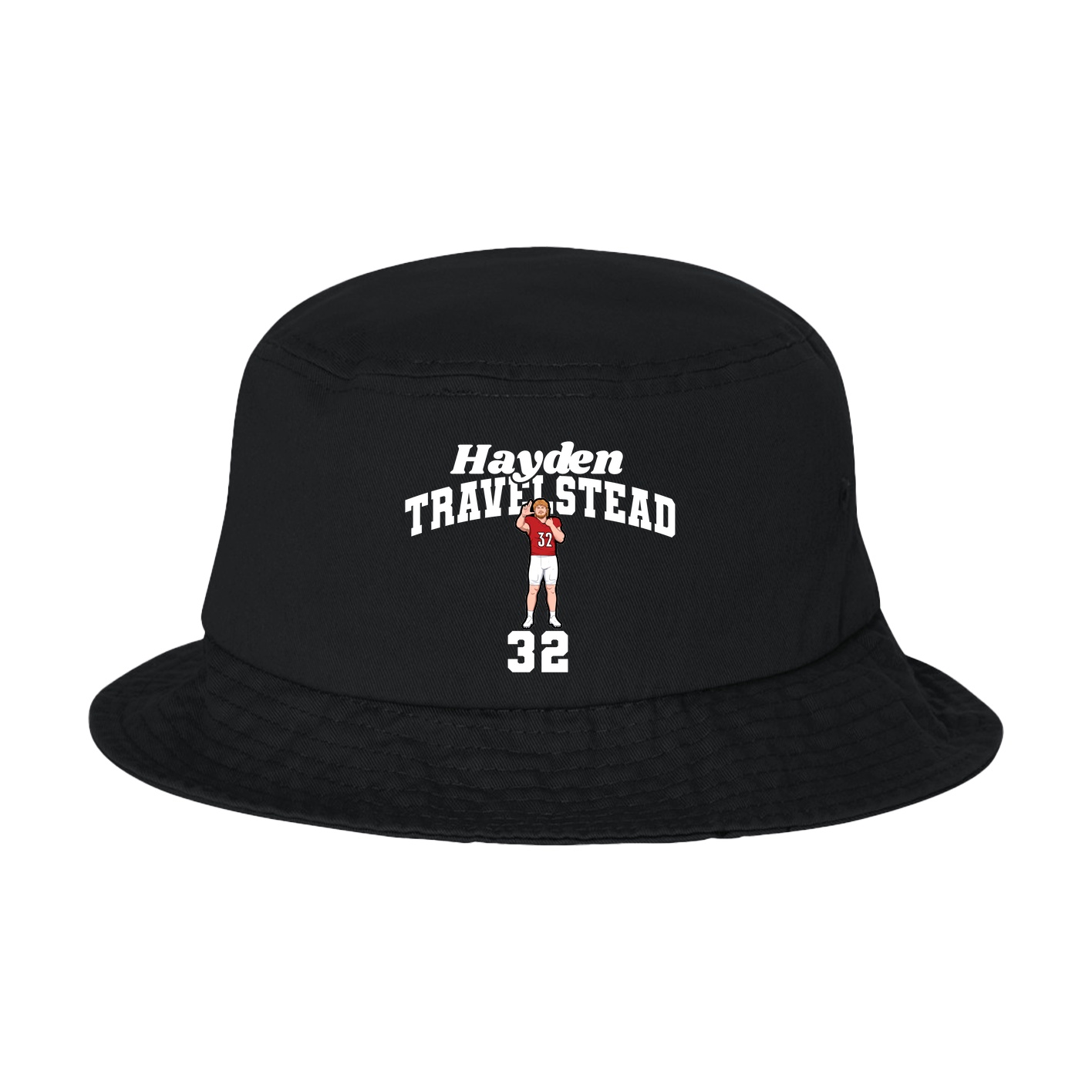 Bucket Cap — Signature Arch in Black