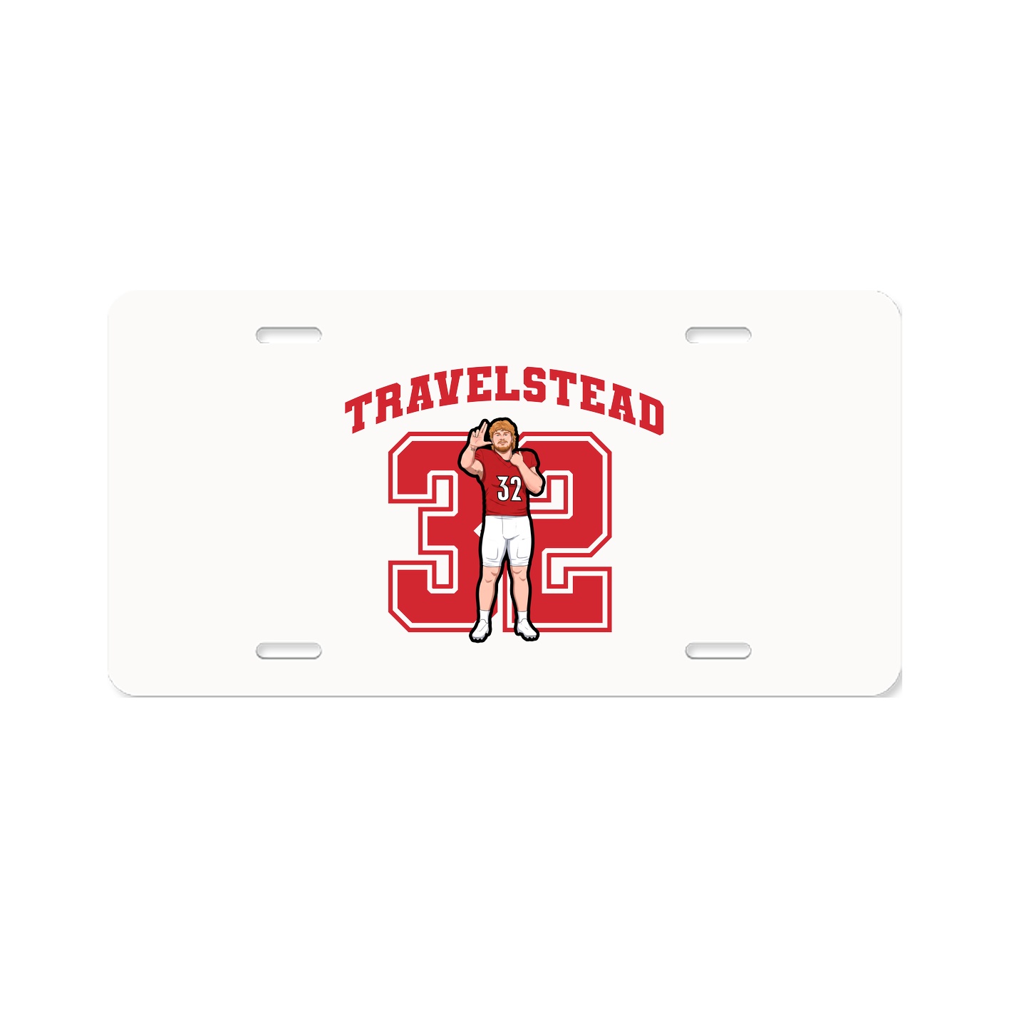 License Plate — Number in Classic