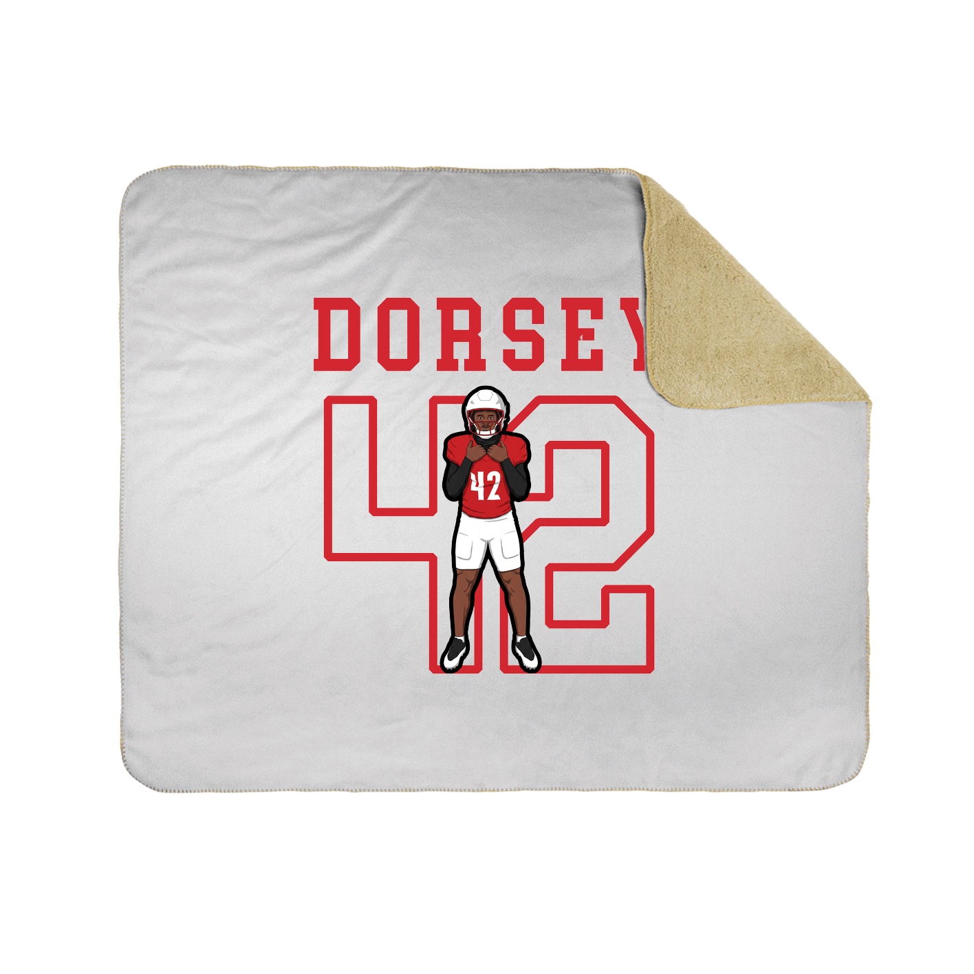 Throw Blanket — Shirsey in White