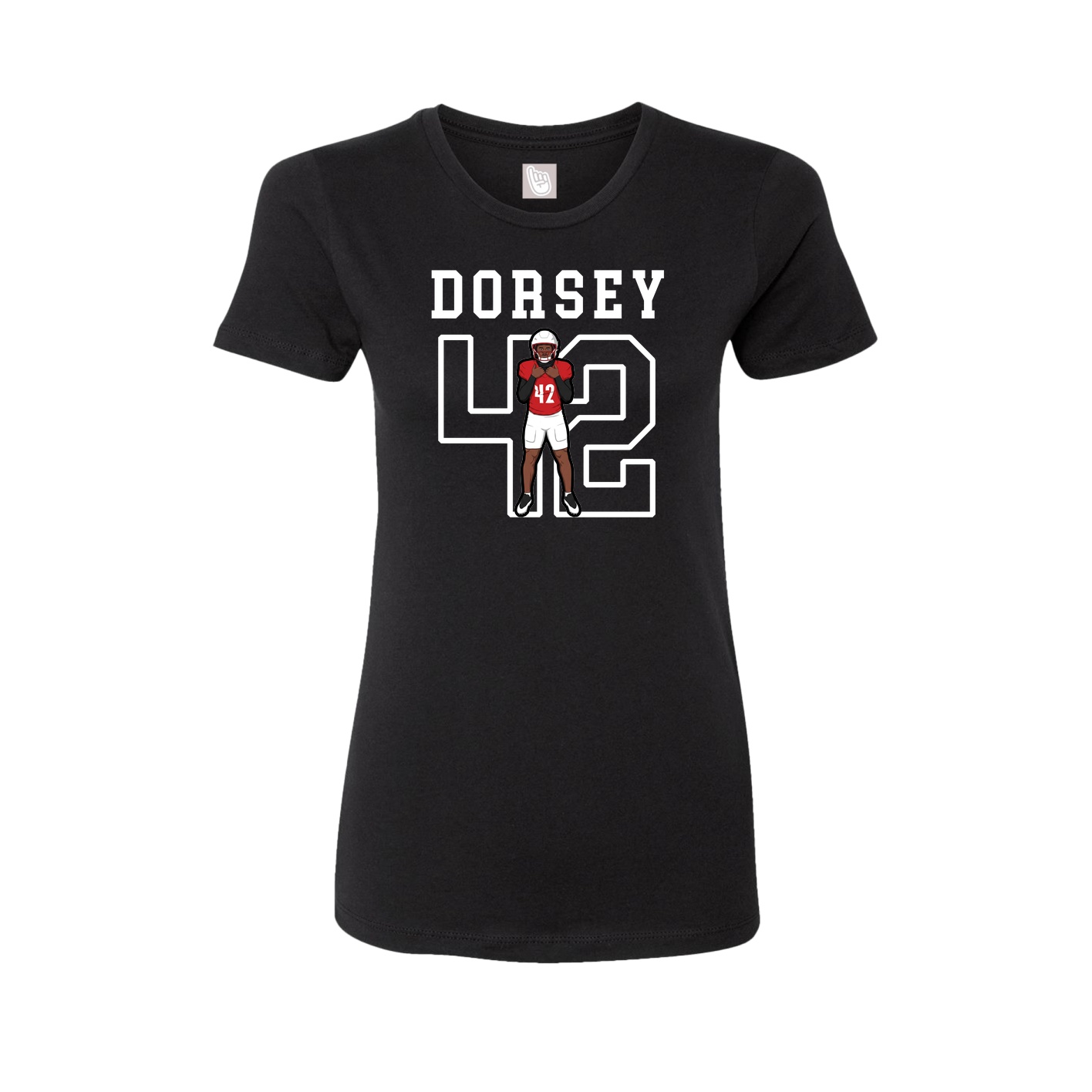 Fitted Women's Tee — Shirsey in Black