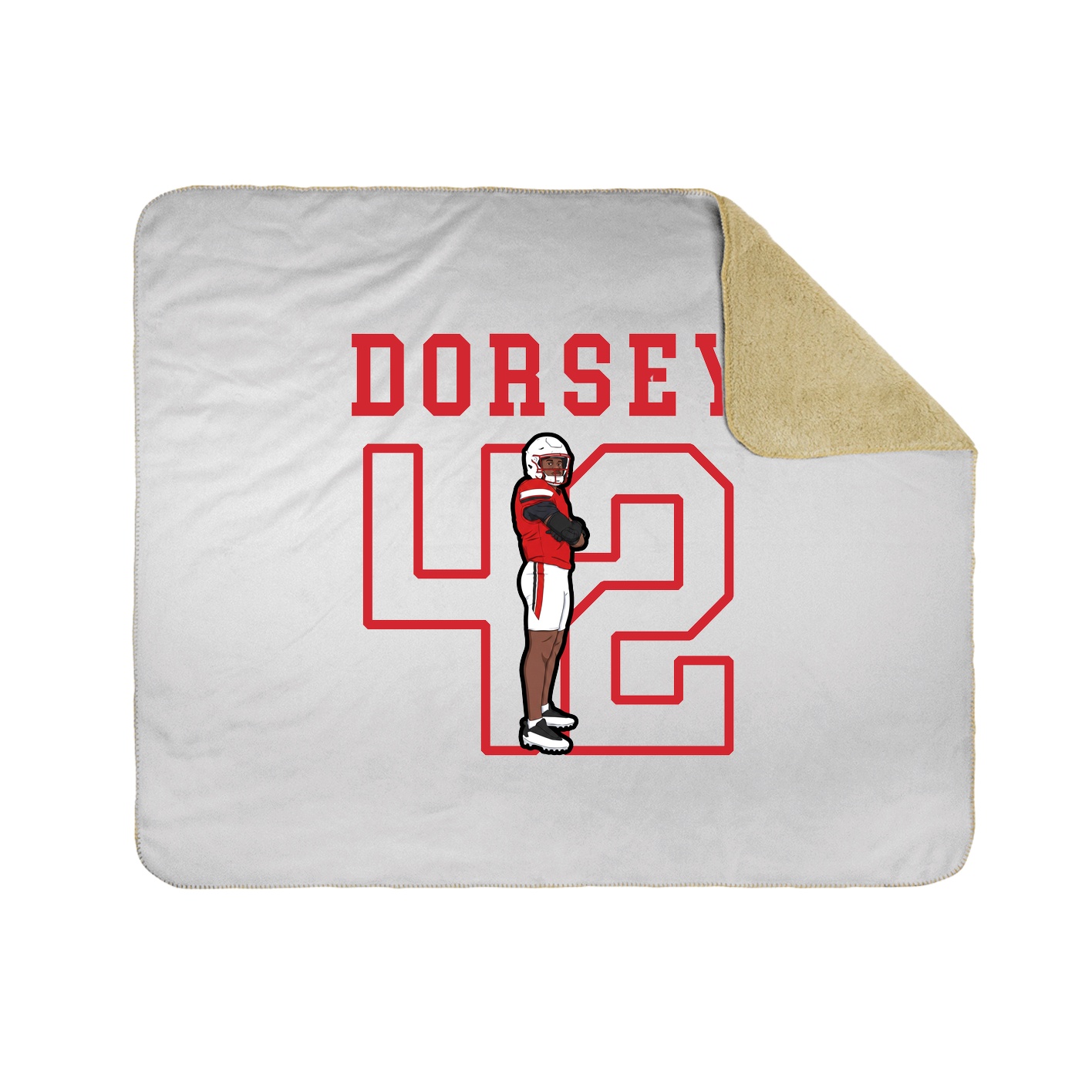 Throw Blanket — Shirsey in White