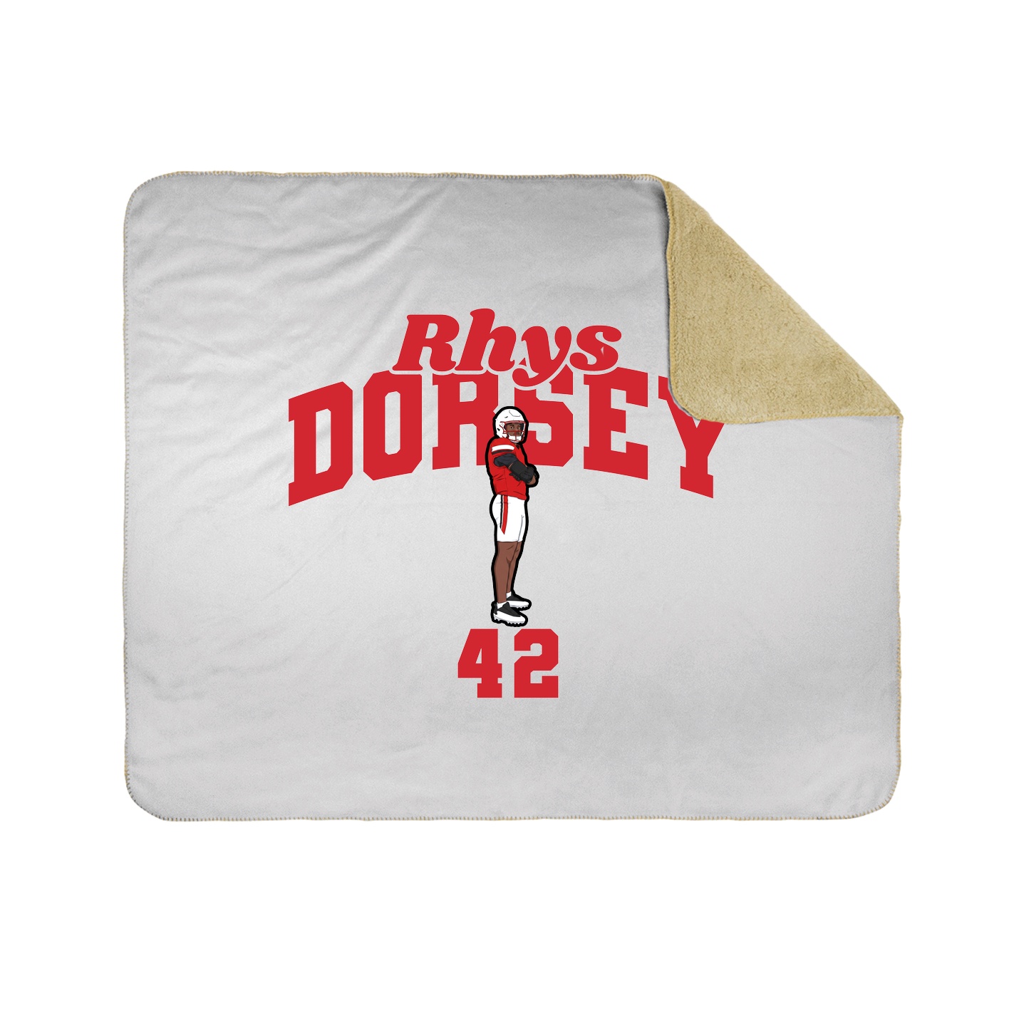 Throw Blanket — Signature Arch in White