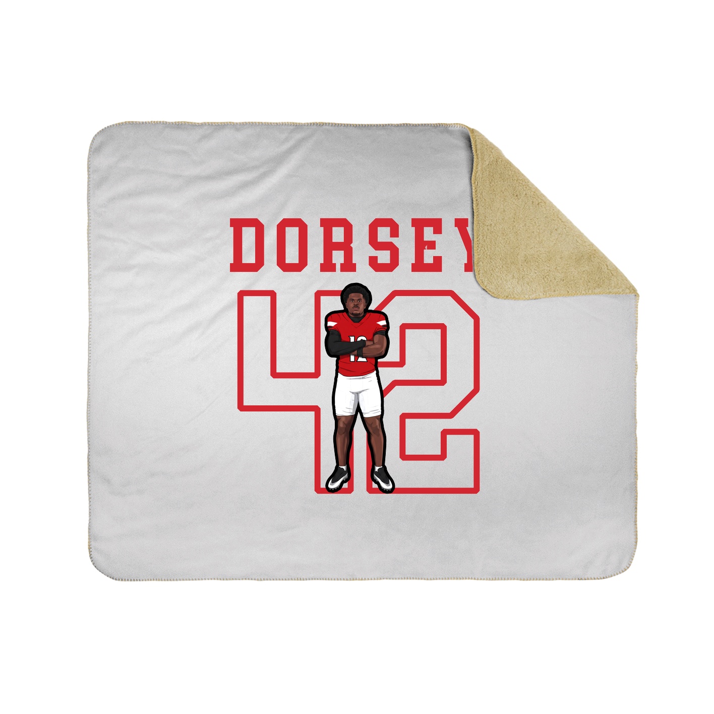 Throw Blanket — Shirsey in White