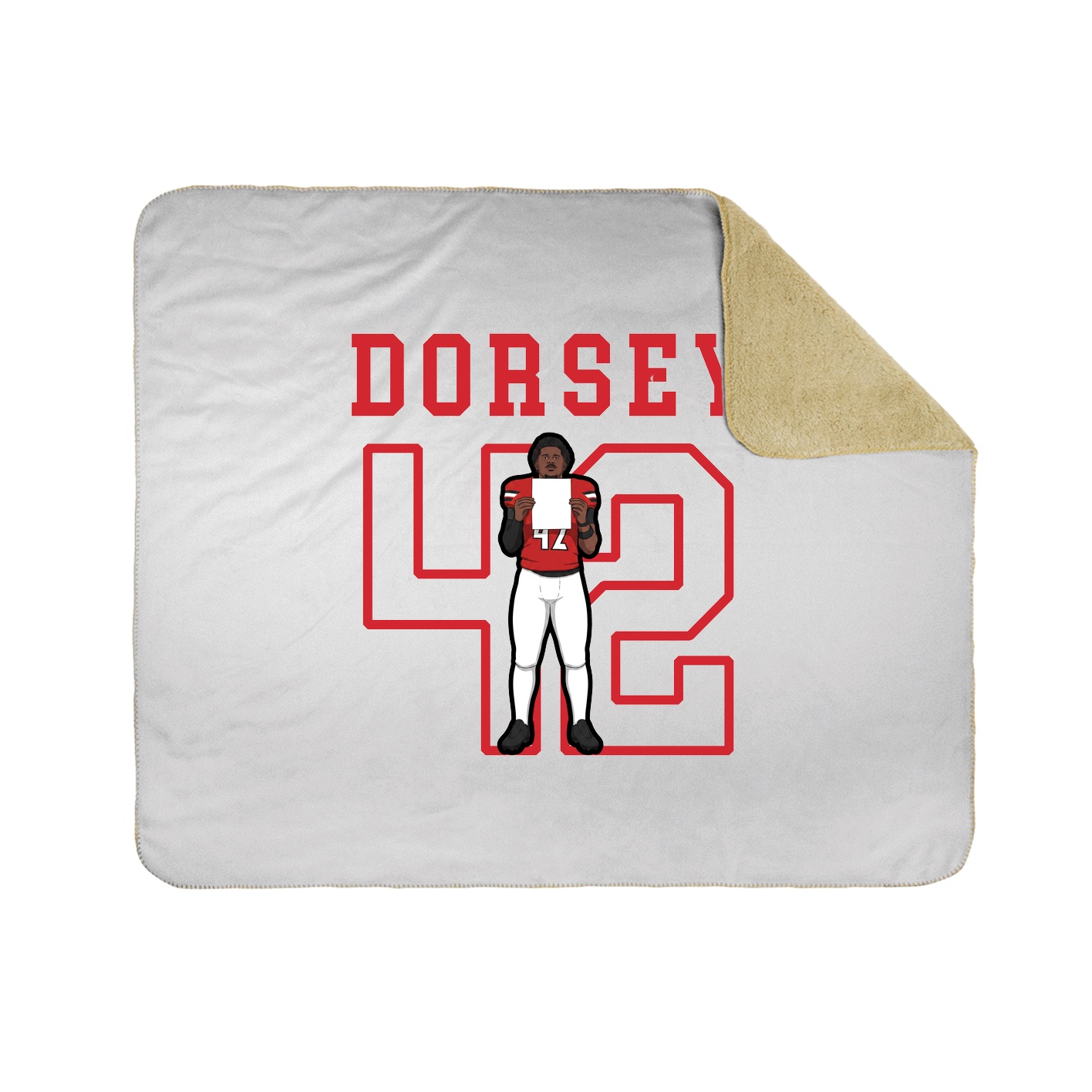 Throw Blanket — Shirsey in White