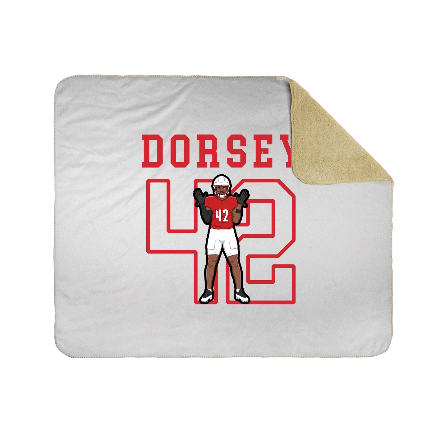 Throw Blanket — Shirsey in White