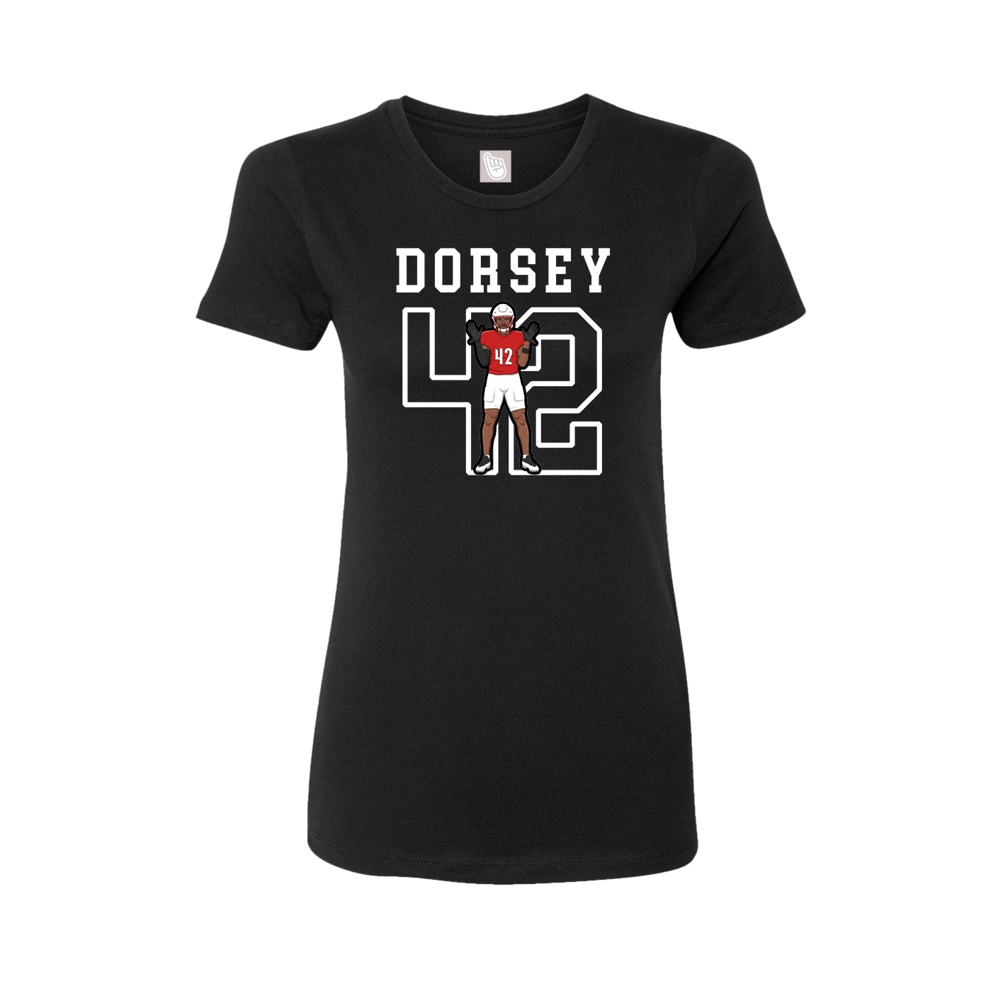 Fitted Women's Tee — Shirsey in Black