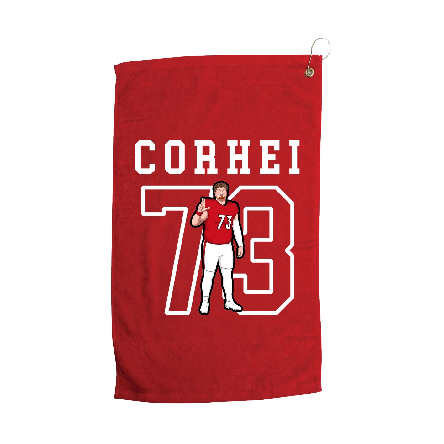Golf Towel — Shirsey in Red