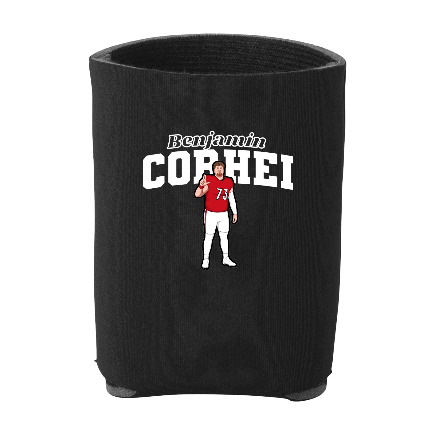 Can Holder — Name Arch in Black