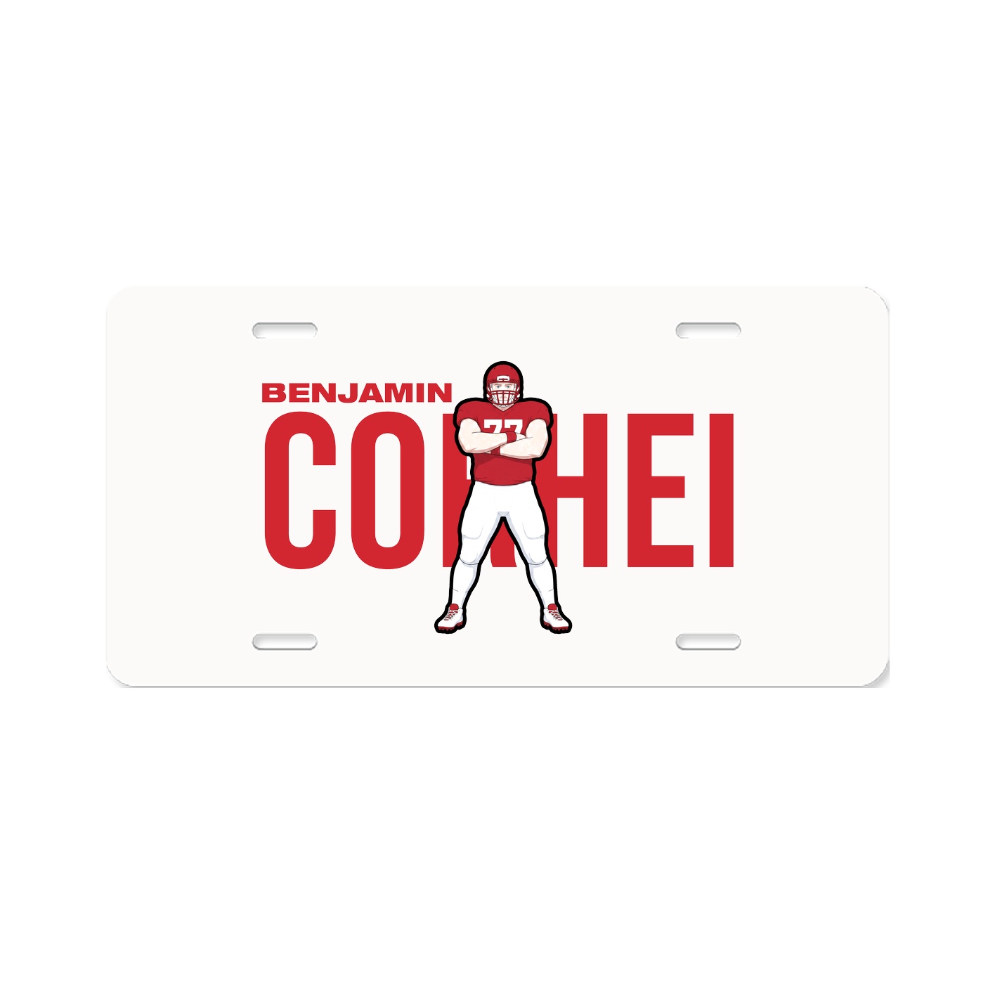 License Plate — Player Name in Classic