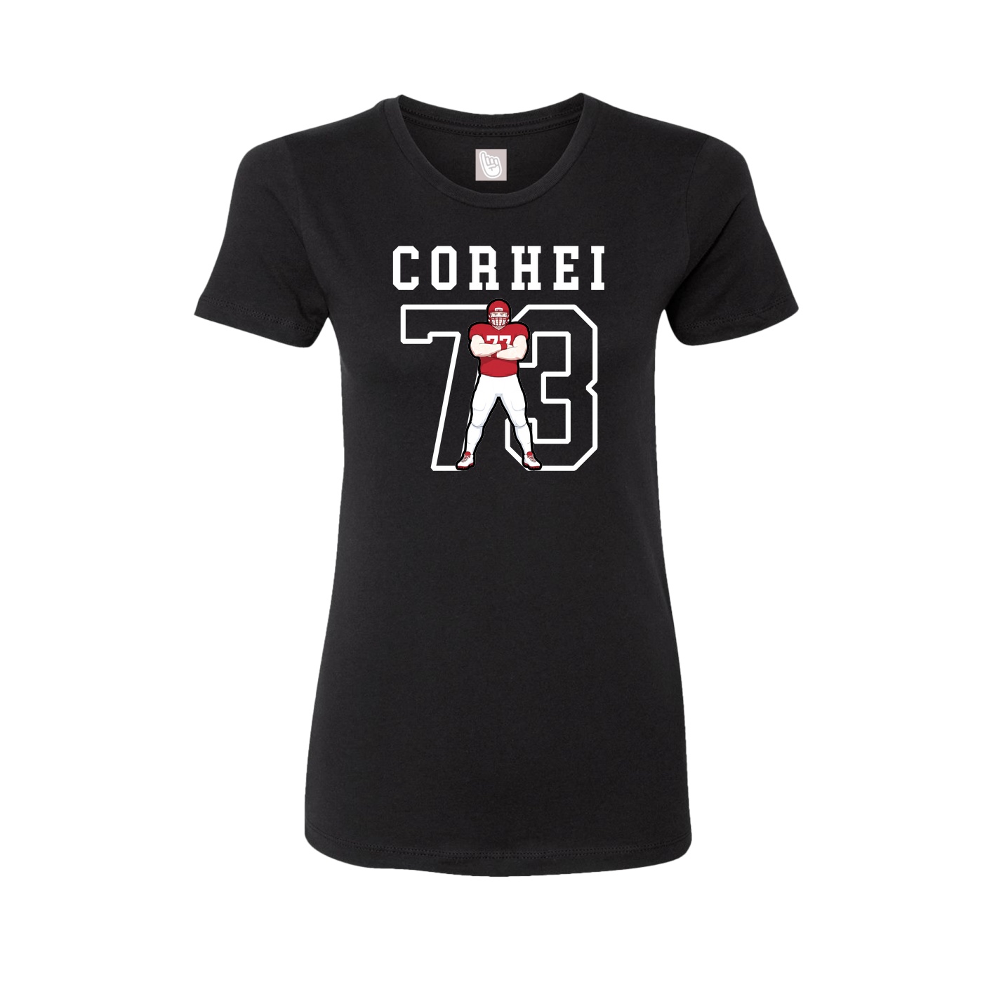 Fitted Women's Tee — Shirsey in Black