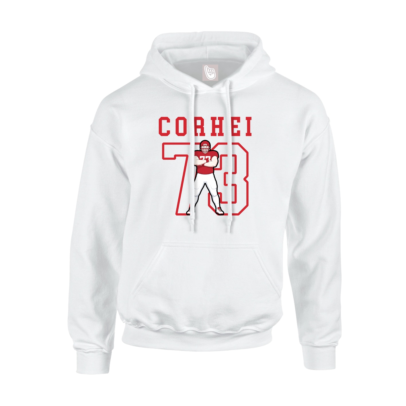 Youth Hoodie — Shirsey in White