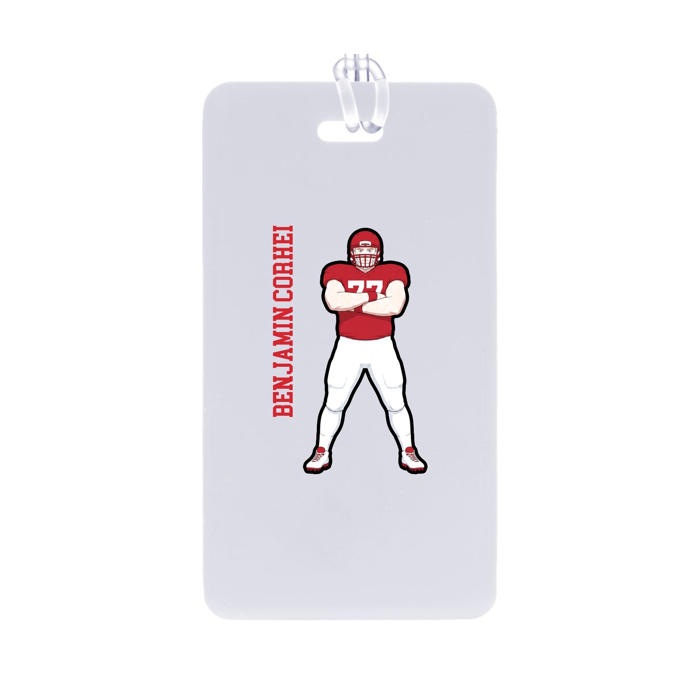 Bag Tag — Name Vertical in Classic