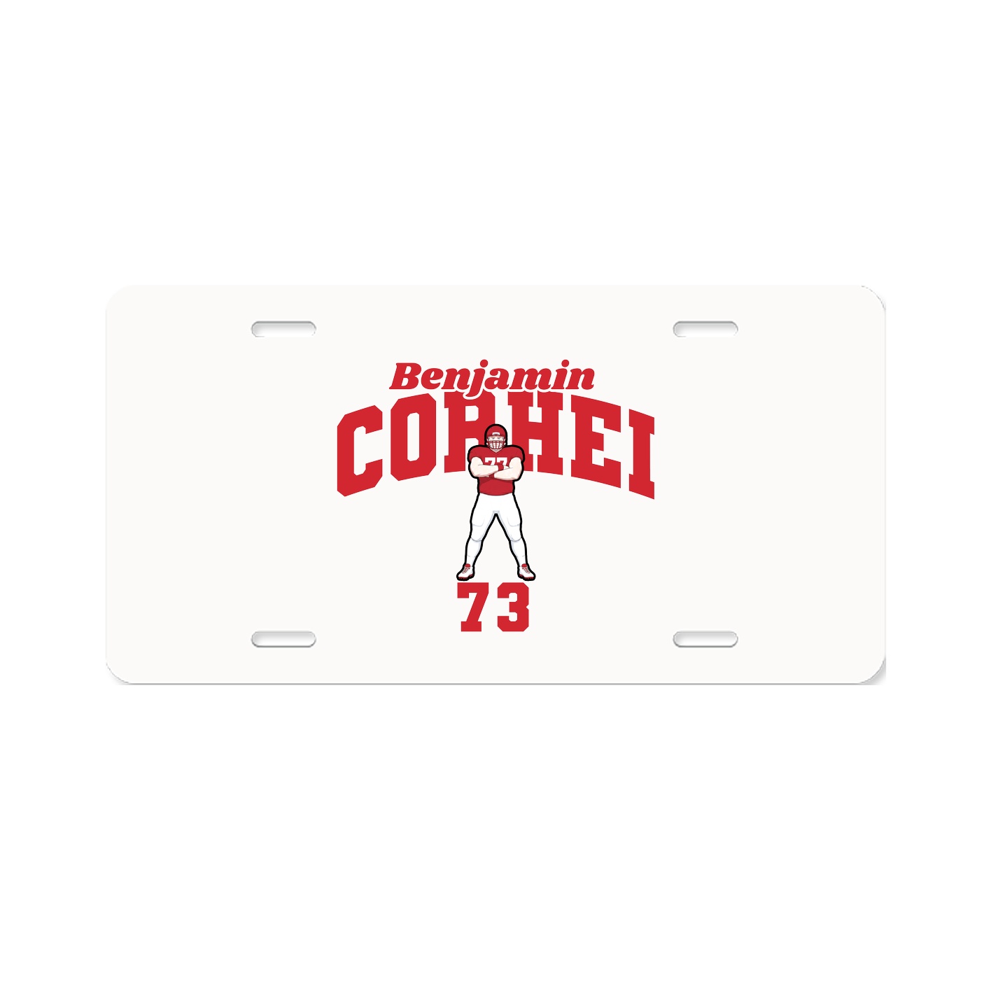 License Plate — Signature Arch in Classic