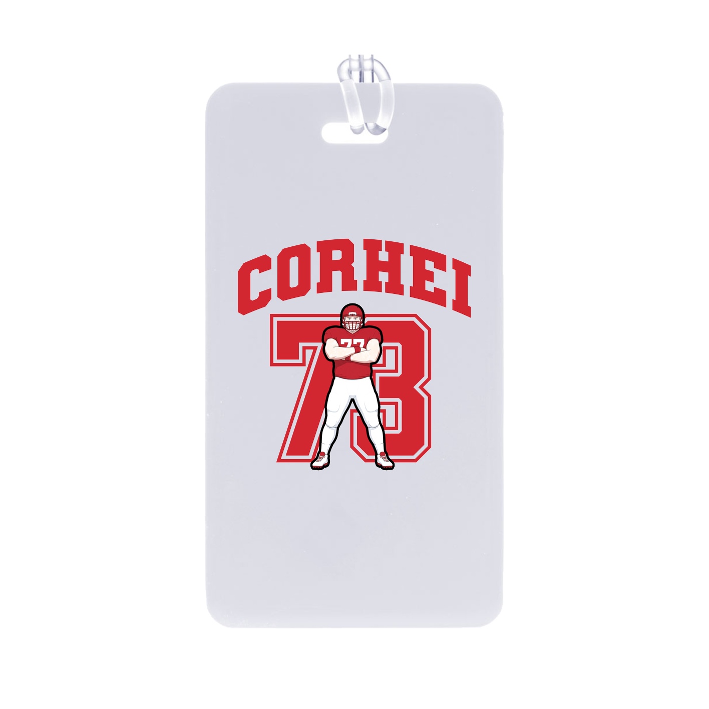 Bag Tag — Number in Classic