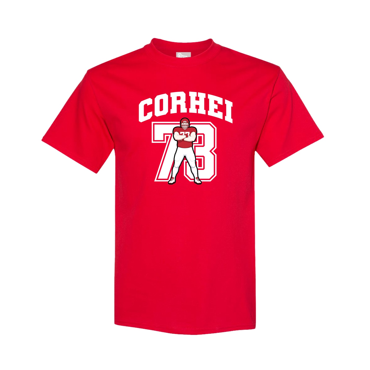 Youth Tee — Number in Red