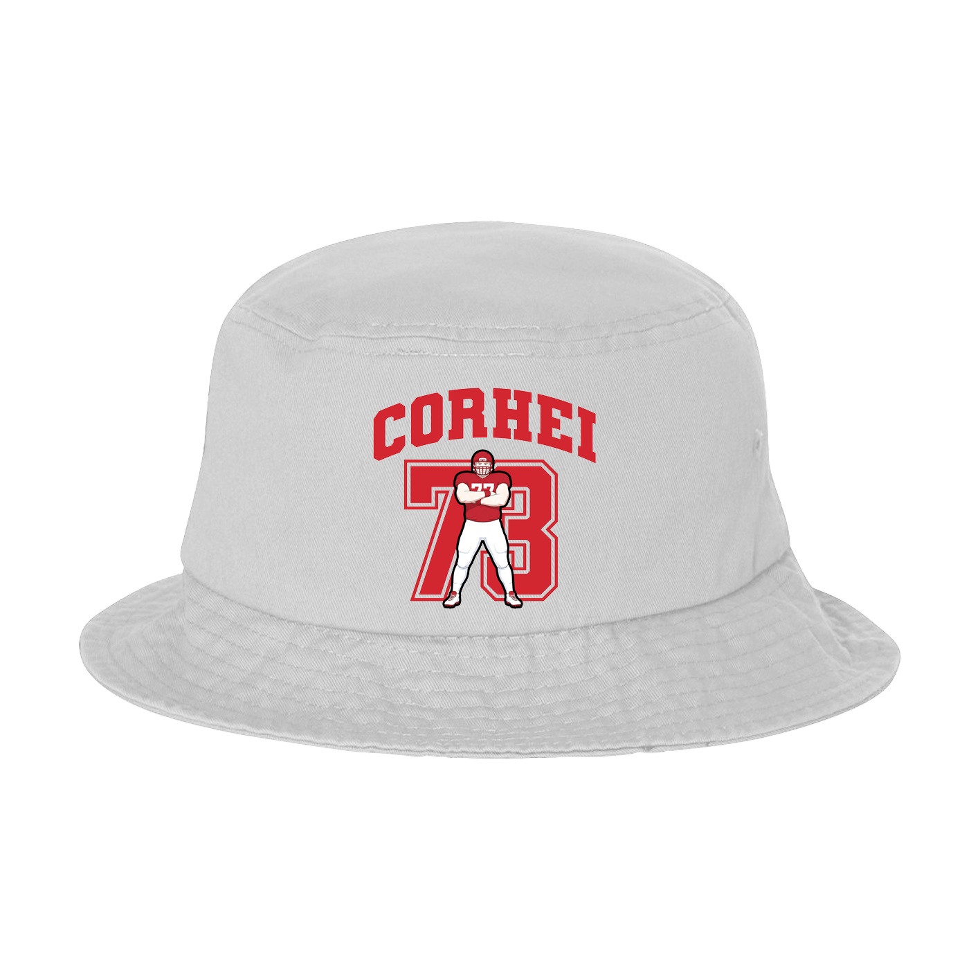 Bucket Cap — Number in White