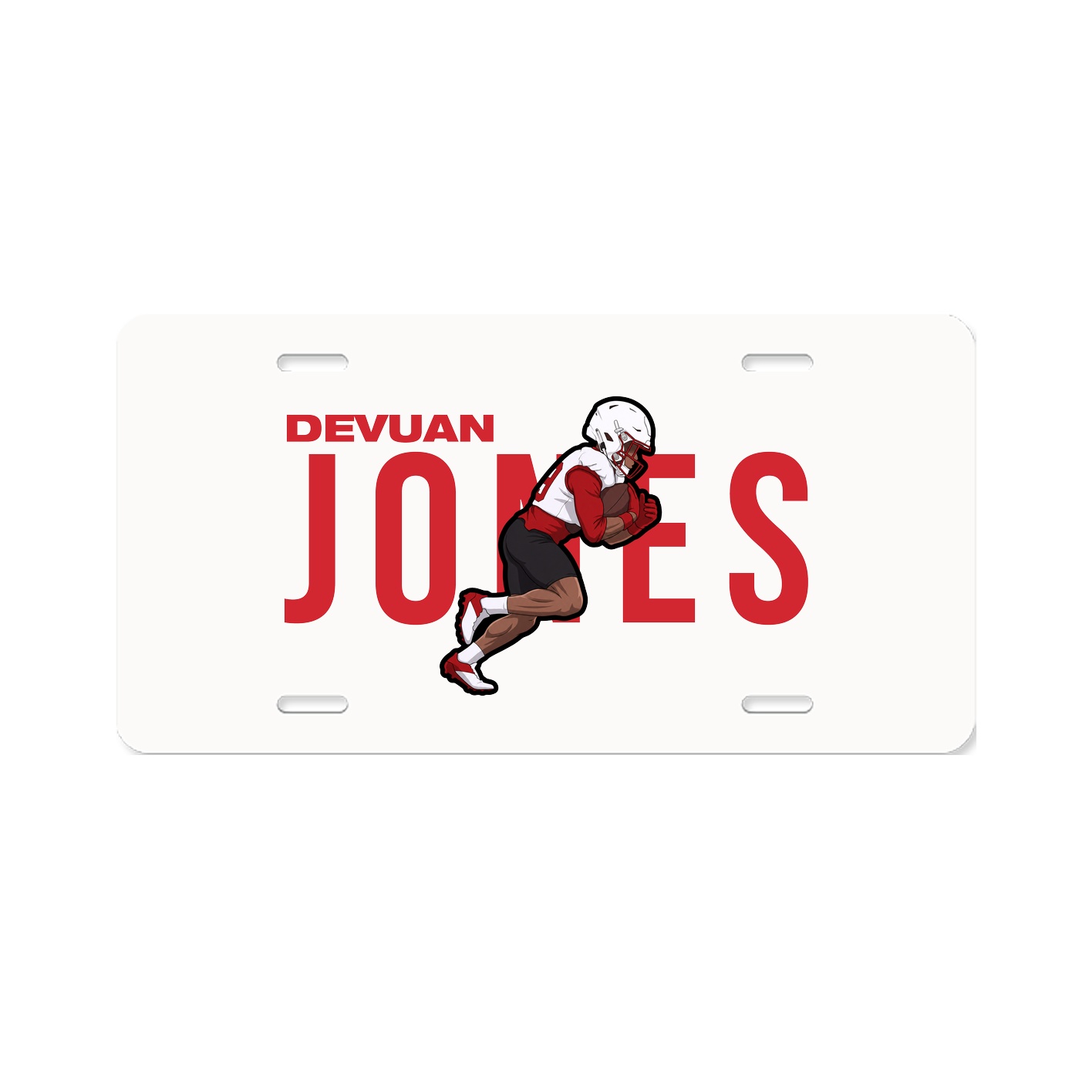 License Plate — Player Name in Classic