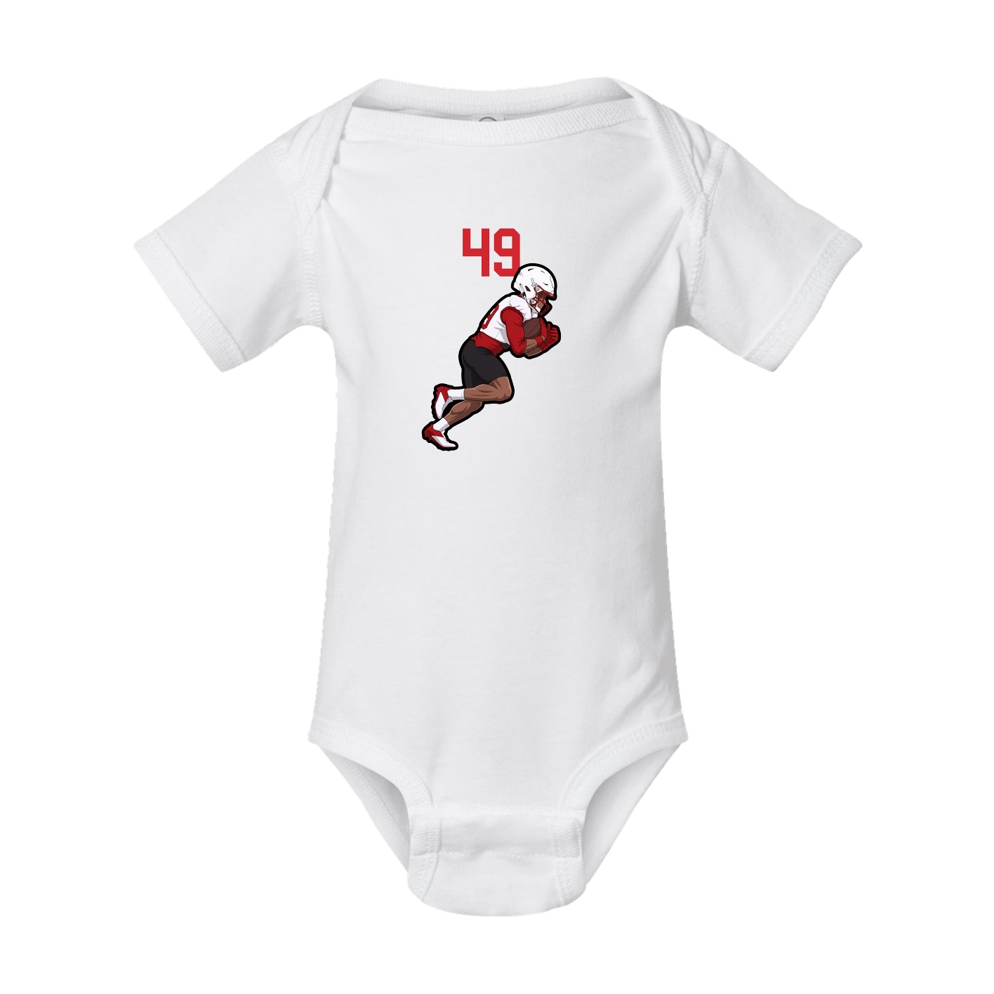 Baby Onesie — Number Top in White