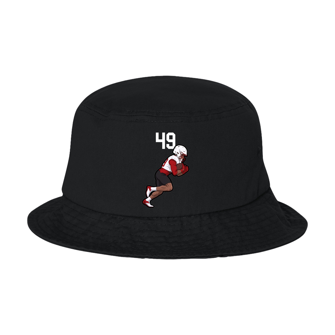 Bucket Cap — Number Top in Black