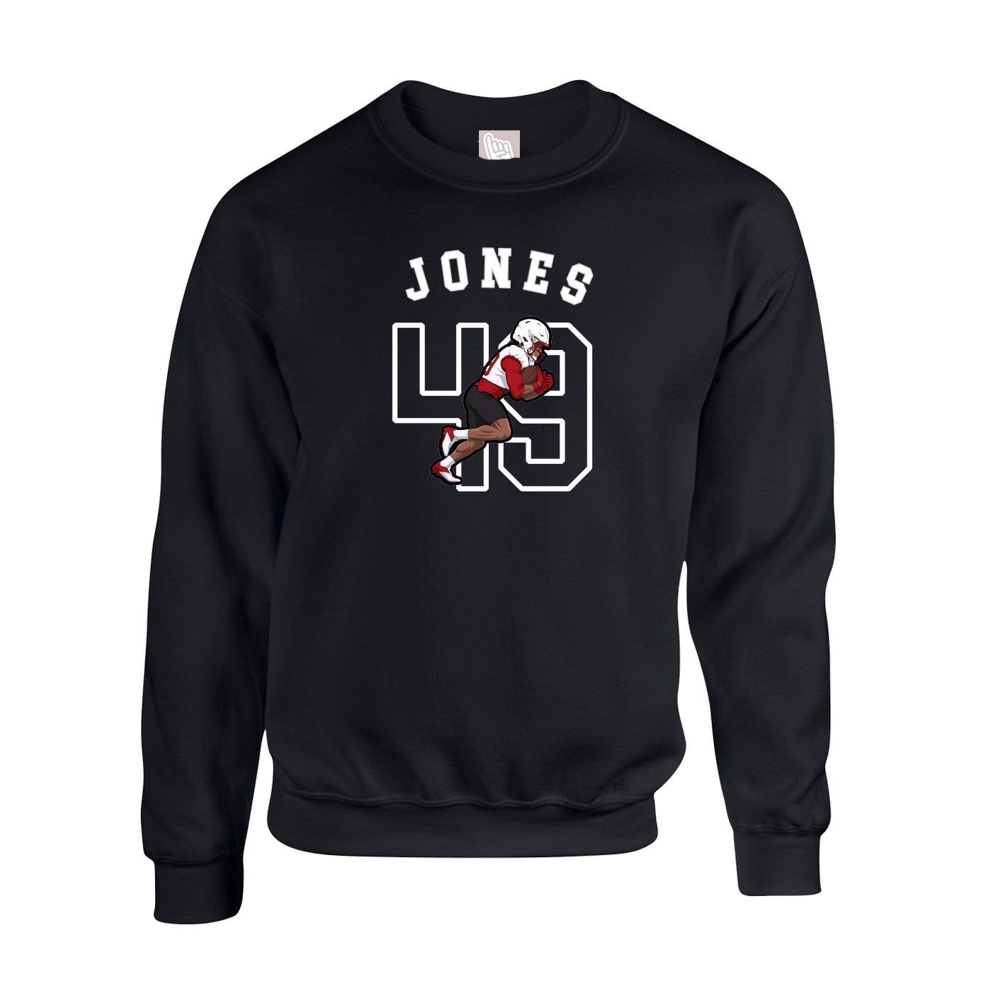 Fleece Crew — Shirsey Arch in Black