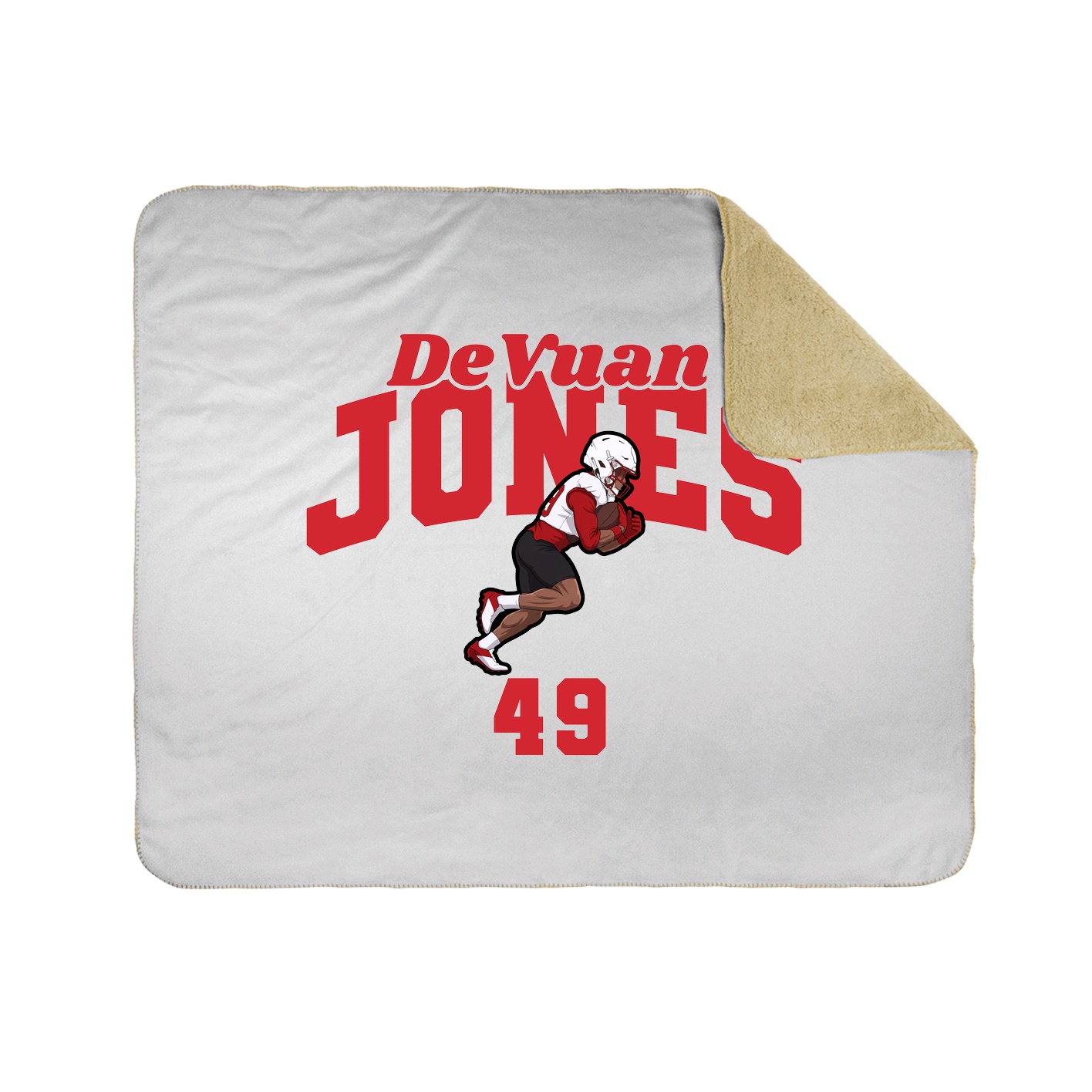 Throw Blanket — Signature Arch in White