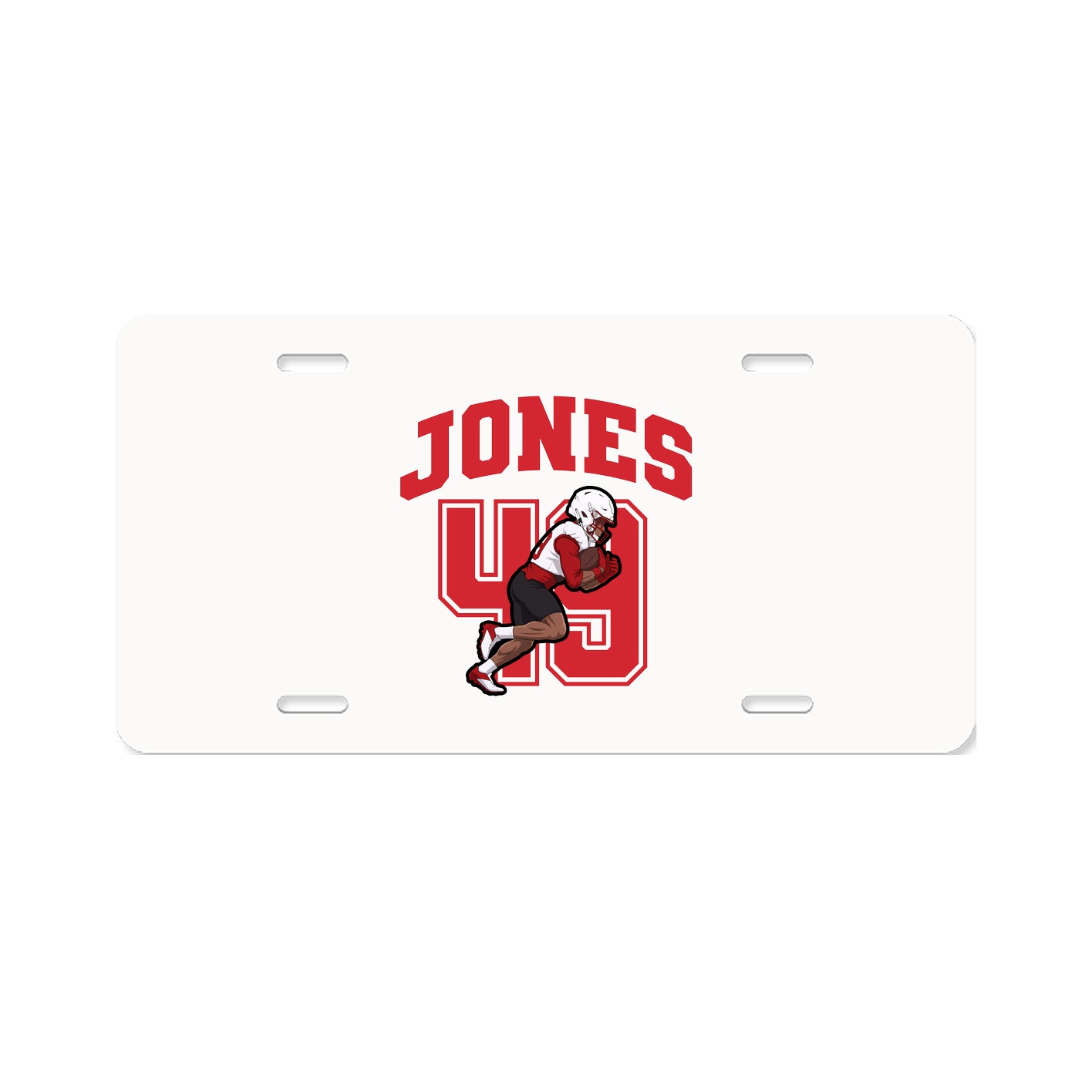 License Plate — Number in Classic
