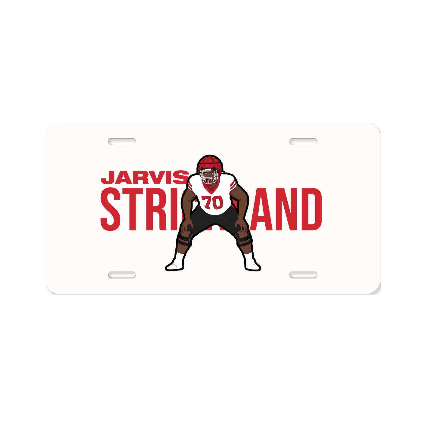 License Plate — Player Name in Classic