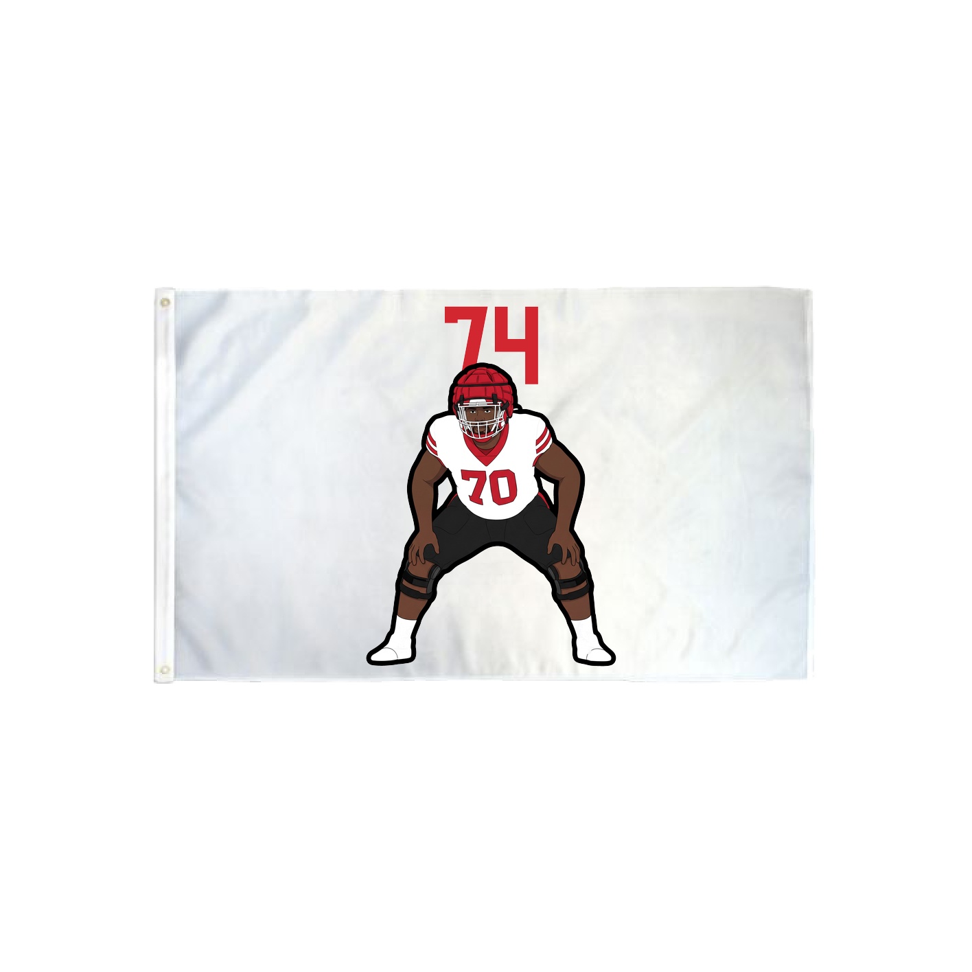 3x5 Flag — Number Top in Classic