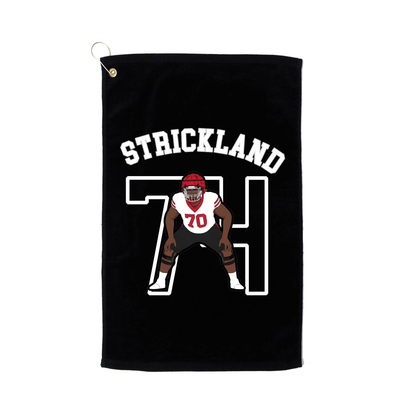 Golf Towel — Shirsey Arch in Black