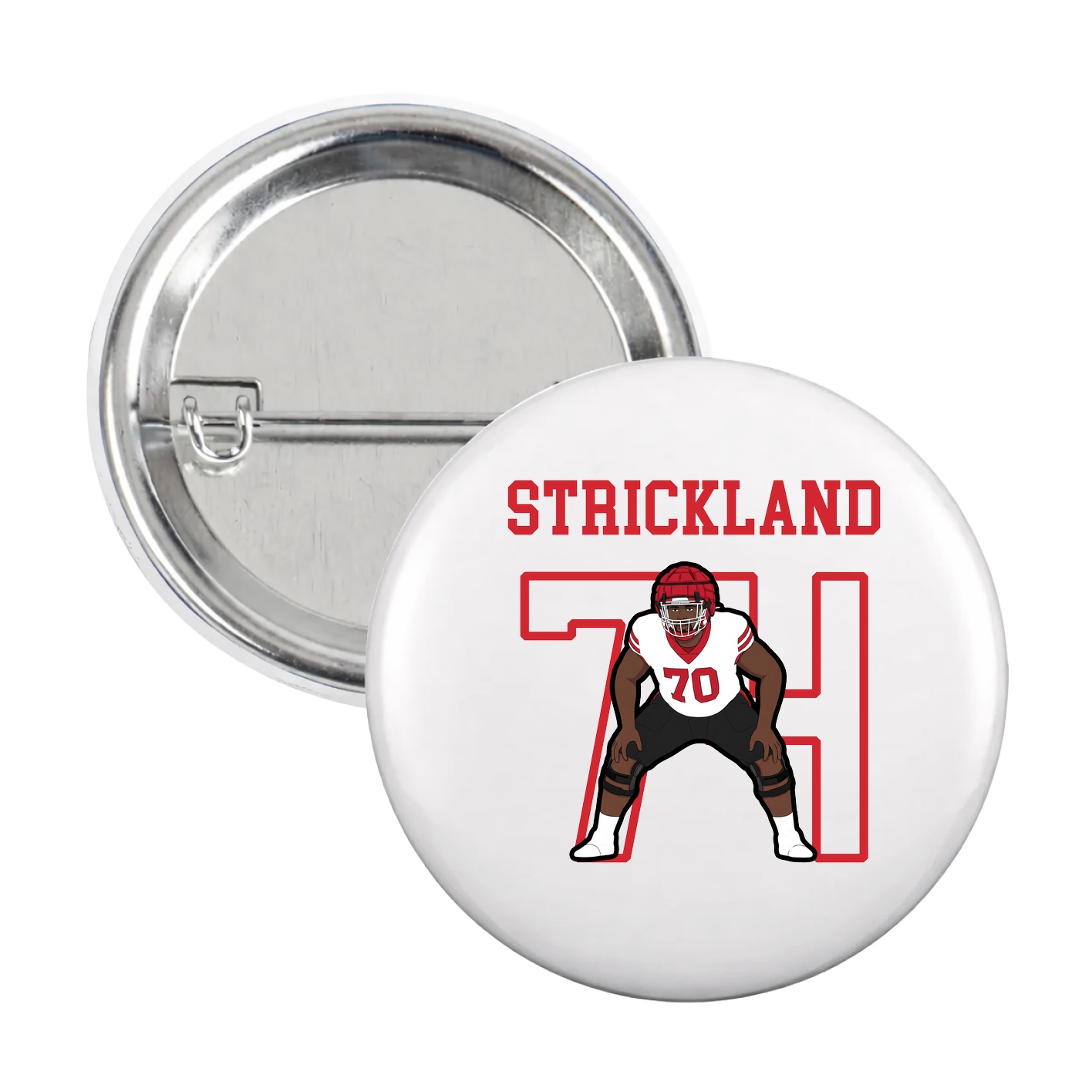 Game Day Button — Shirsey in White