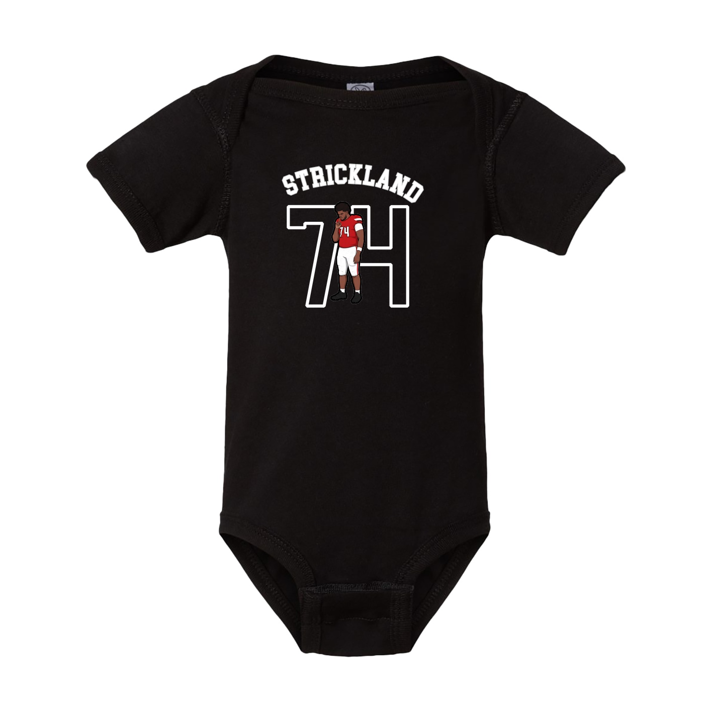 Baby Onesie — Shirsey Arch in Black