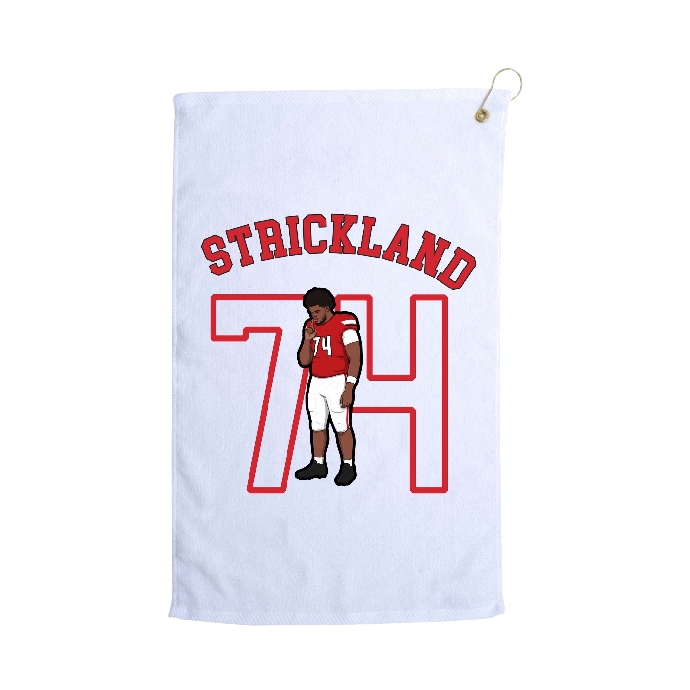 Golf Towel — Shirsey Arch in White