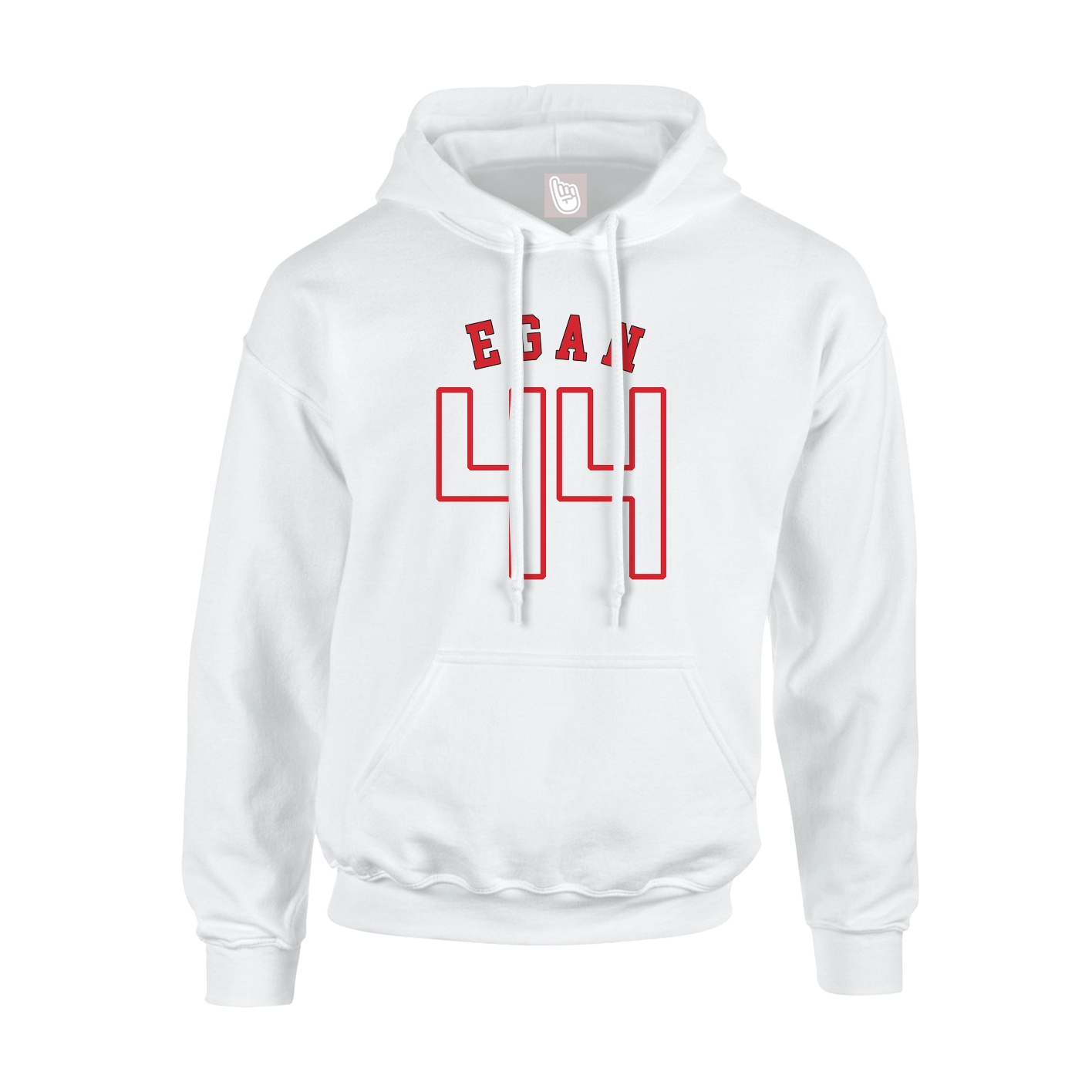 Youth Hoodie — Shirsey Arch in White