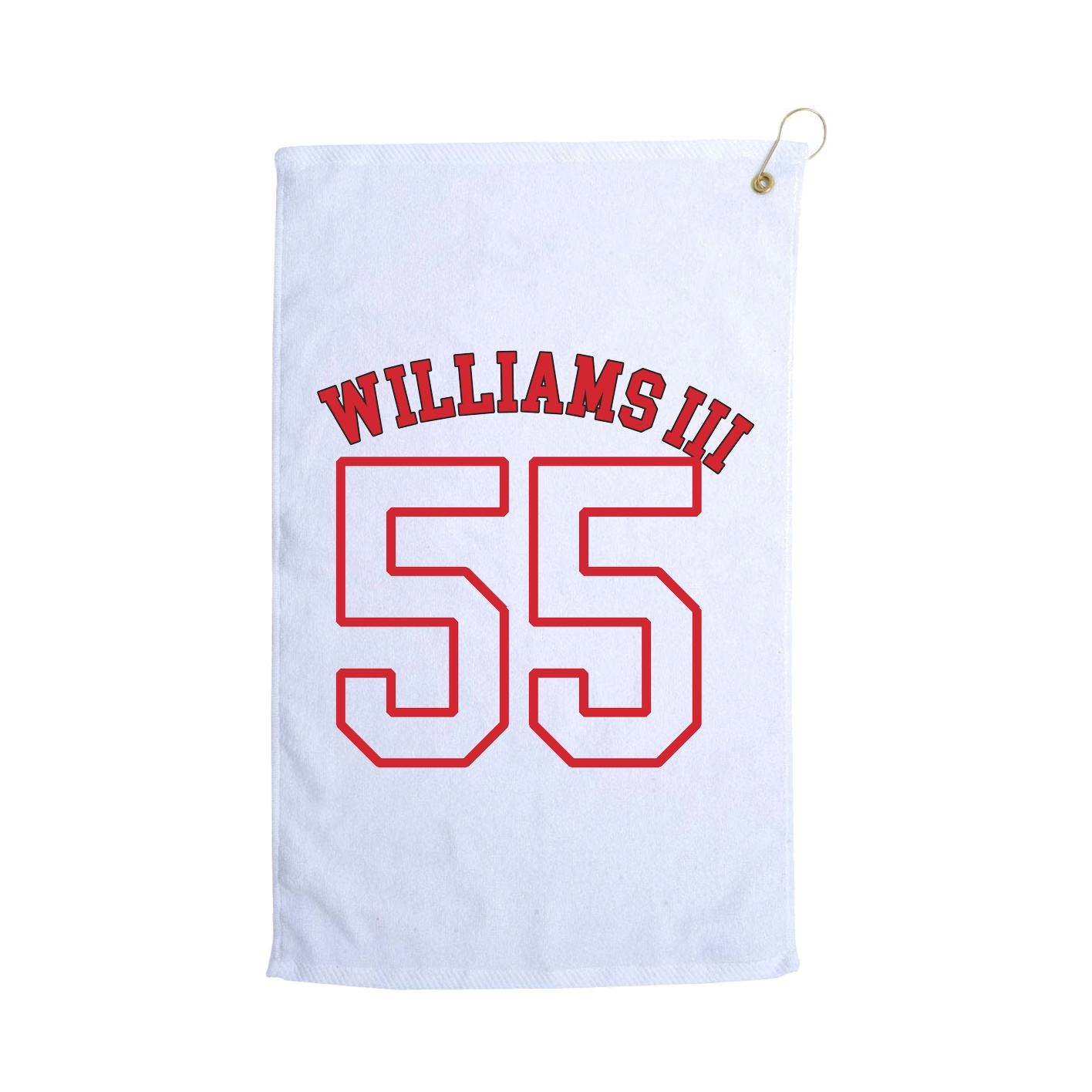 Golf Towel — Shirsey Arch in White