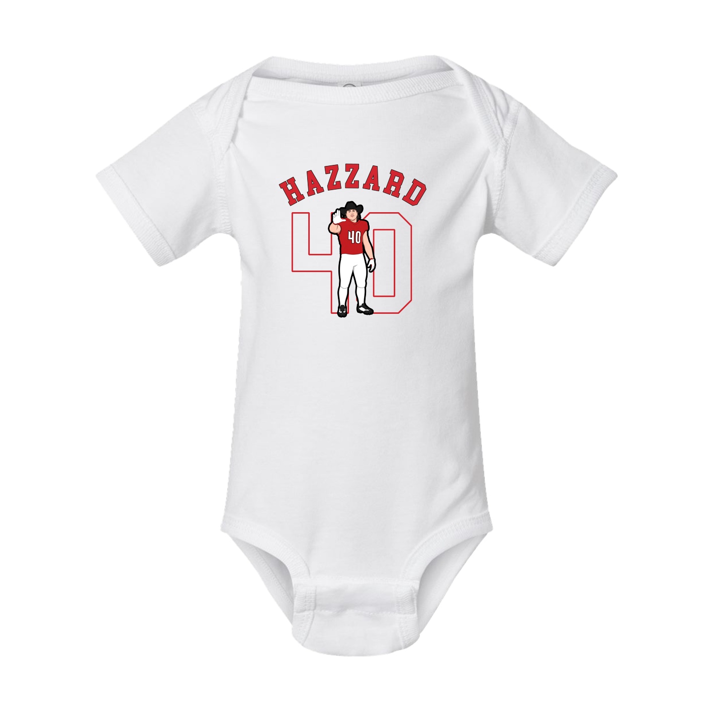 Baby Onesie — Shirsey Arch in White