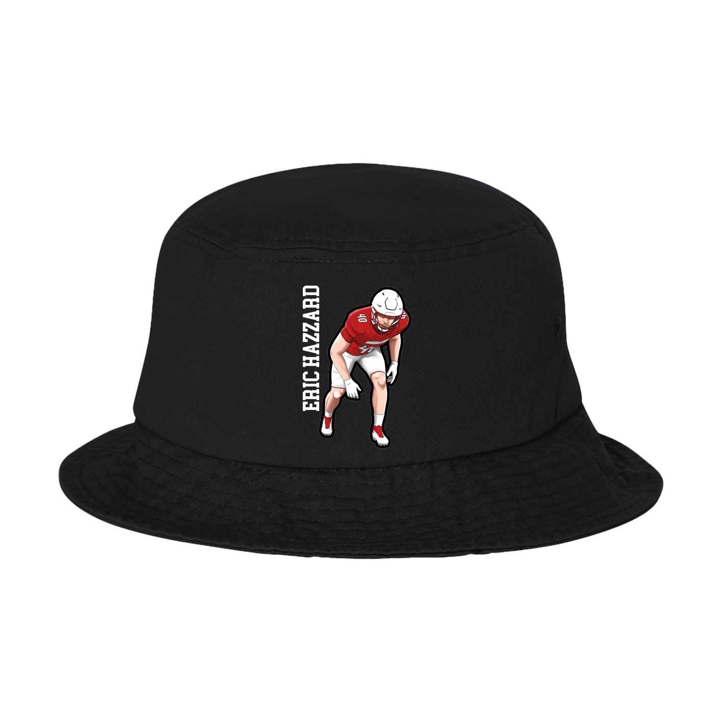 Bucket Cap — Name Vertical in Black