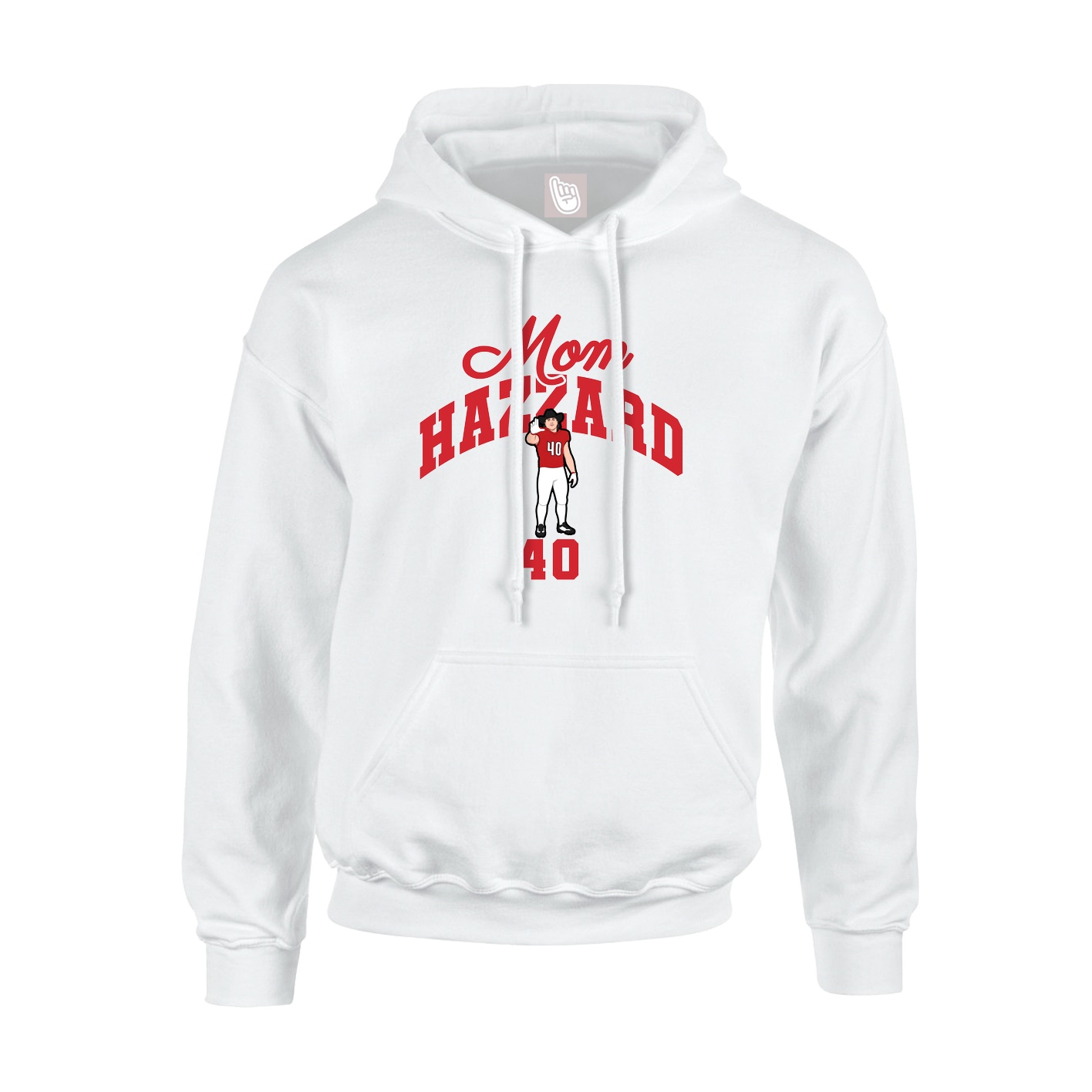Hoodie — Mothers Day Arch in White