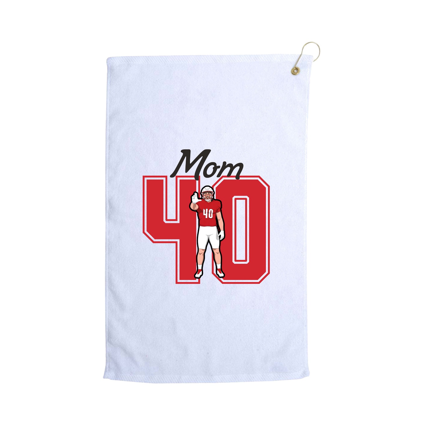 Golf Towel — Mothers Day Shirsey in White