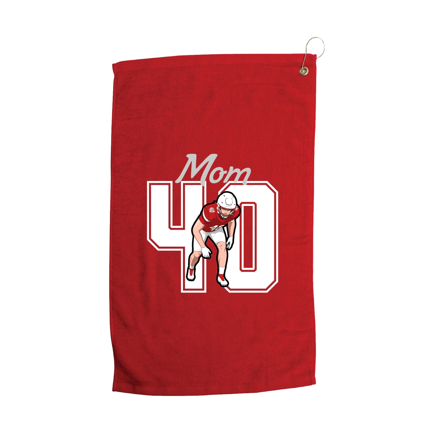 Golf Towel — Mothers Day Shirsey in Red