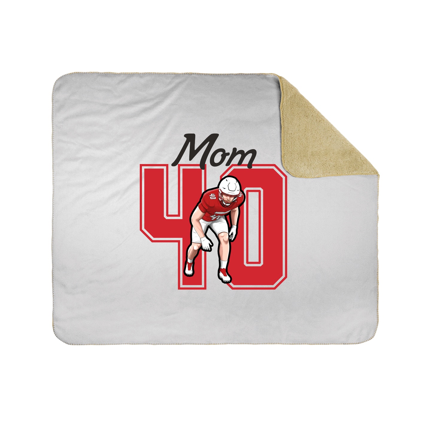 Throw Blanket — Mothers Day Shirsey in White