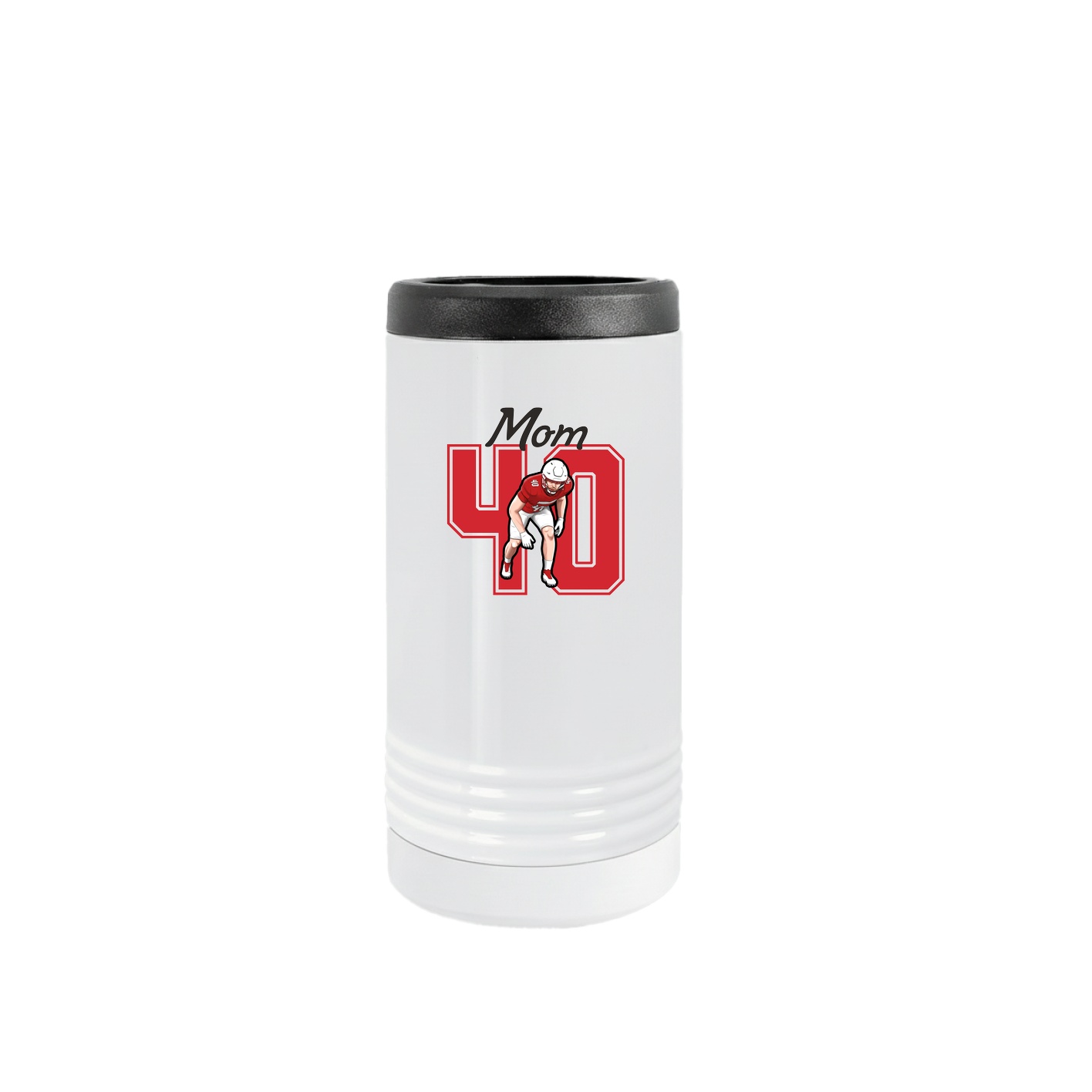 Slim Beverage Holder — Mothers Day Shirsey in White