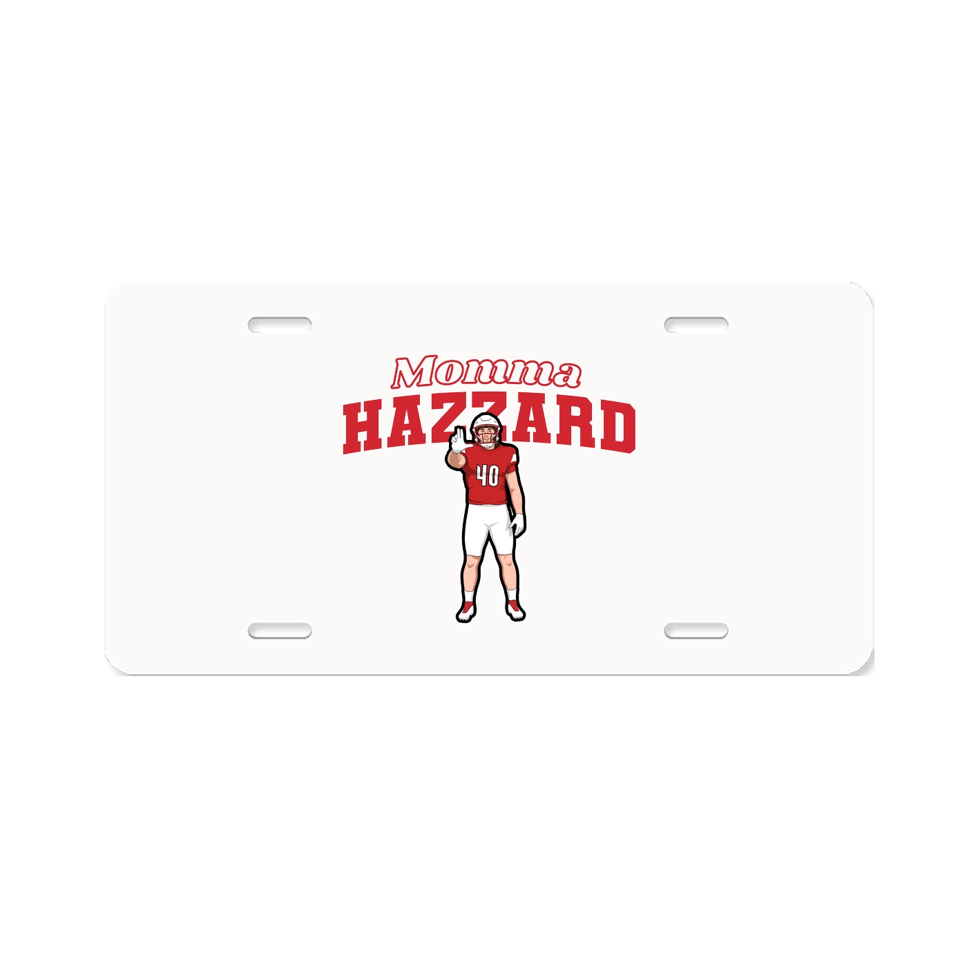 License Plate — Mothers Day Block in Classic