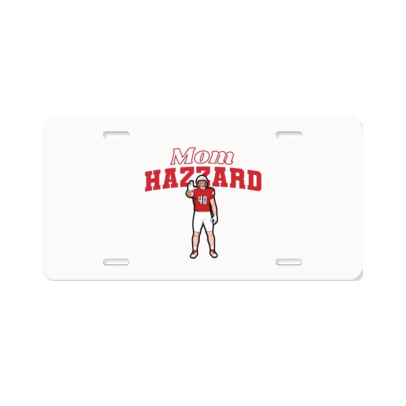 License Plate — Mothers Day Block in Classic