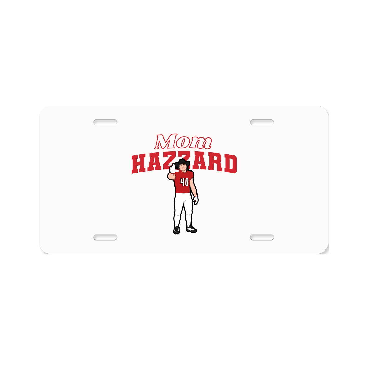 License Plate — Mothers Day Block in Classic