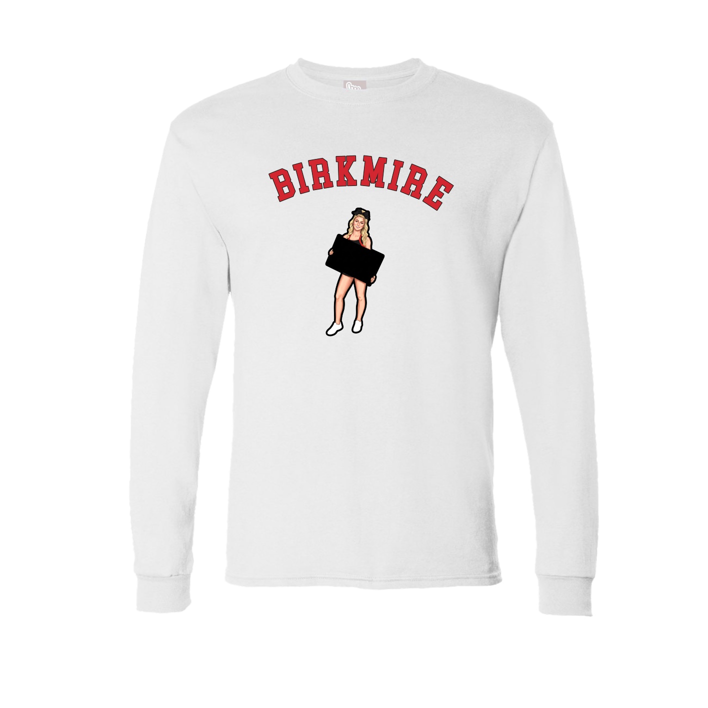 Long Sleeve Tee — Shirsey Arch in White