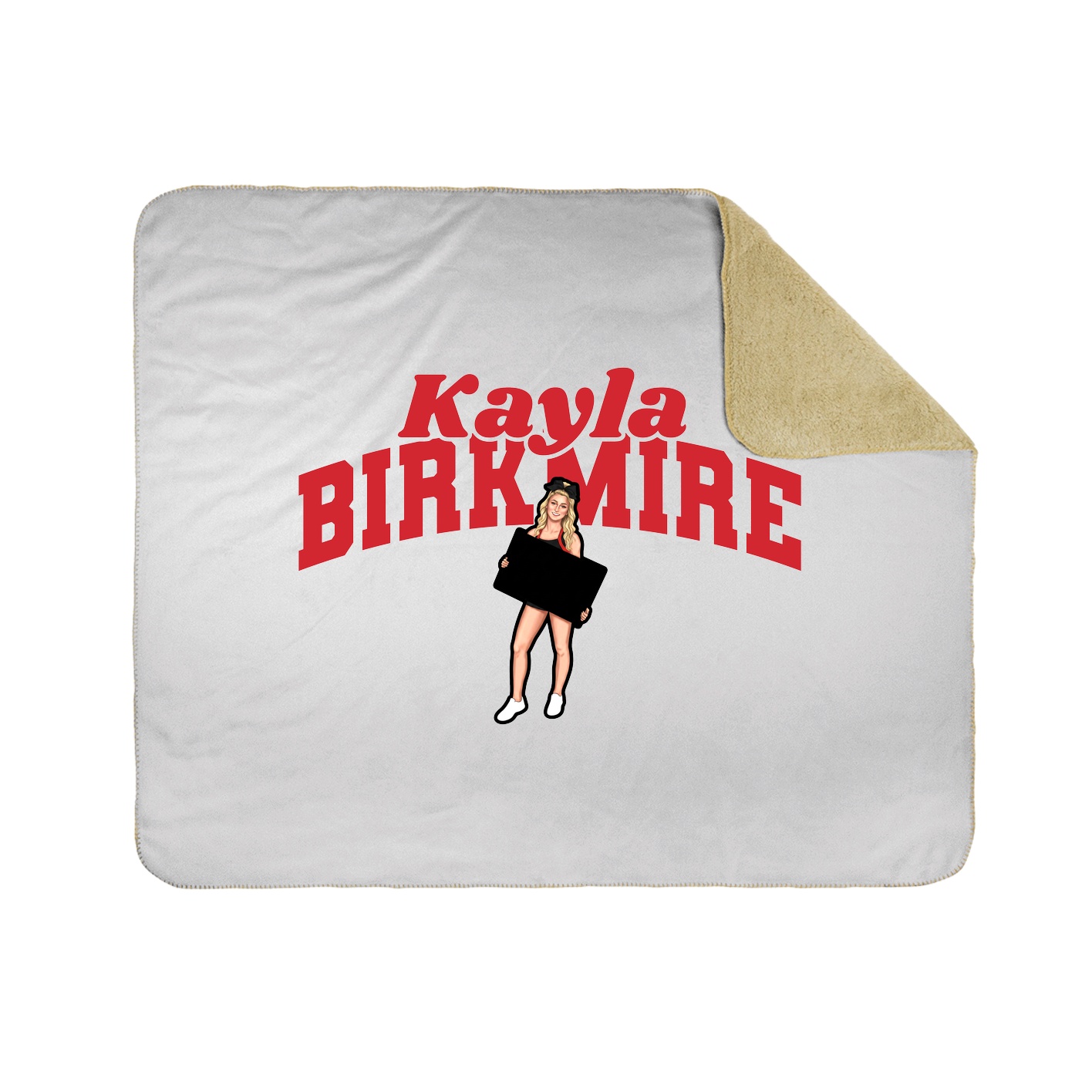 Throw Blanket — Signature Arch in White